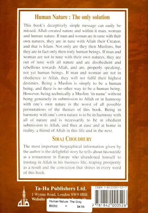 Human Nature: The Only Solution - Image 2