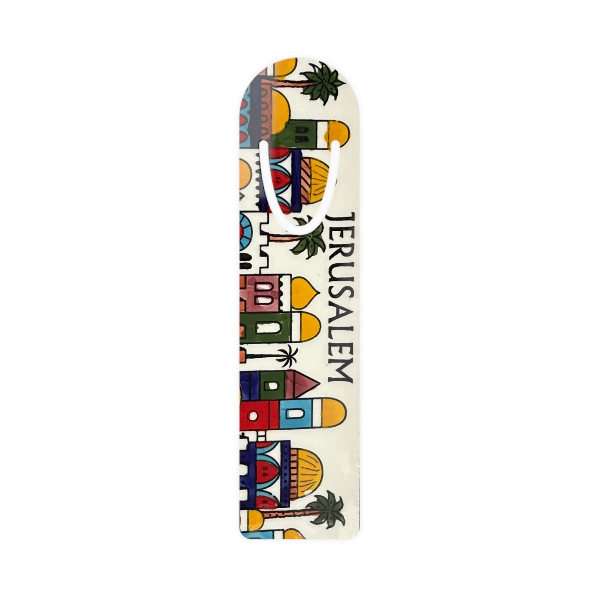 Jerusalem City Bookmark - Stylish Metal Page Holder