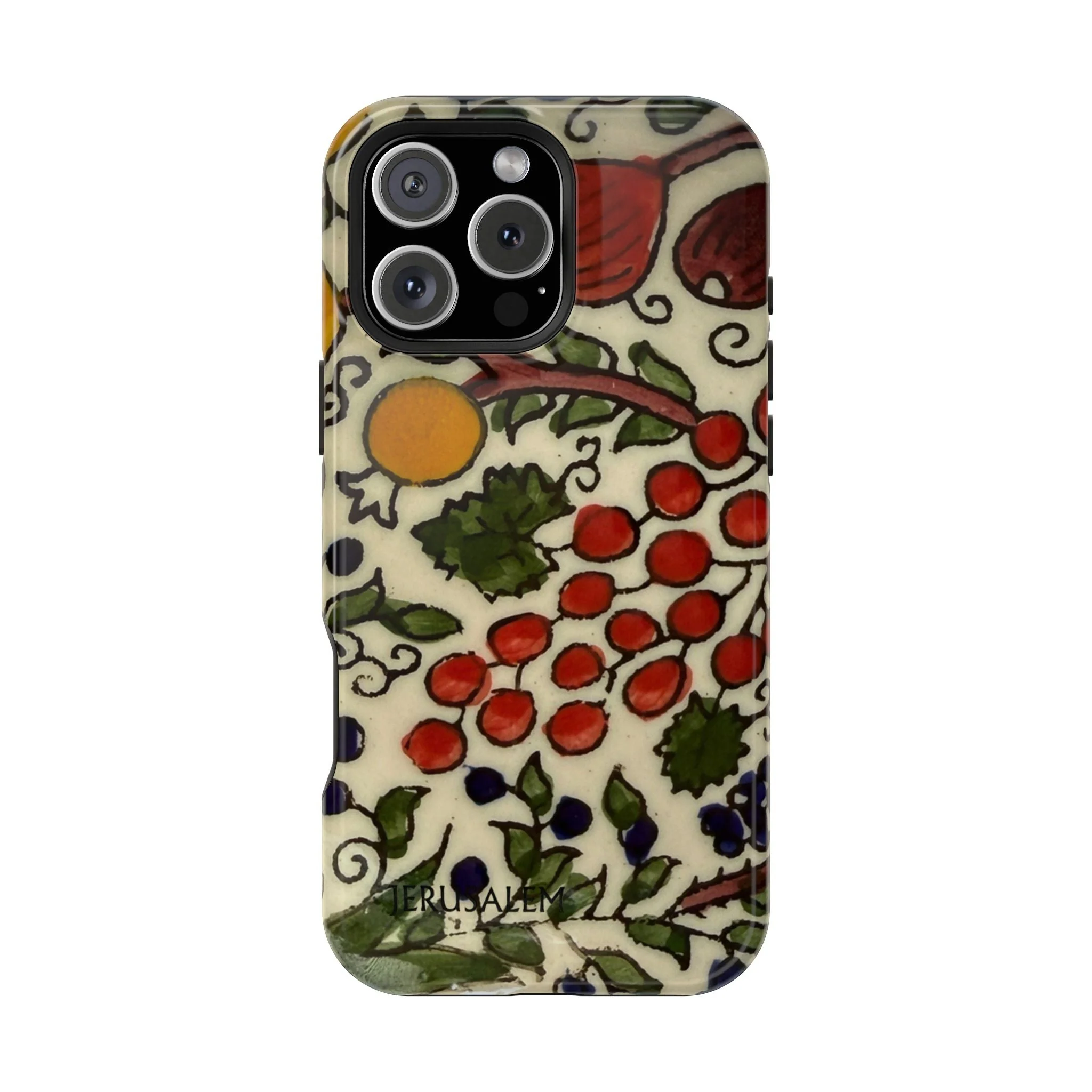 Jerusalem City Fruits Design Iphone Magnetic Tough Case - Image 2