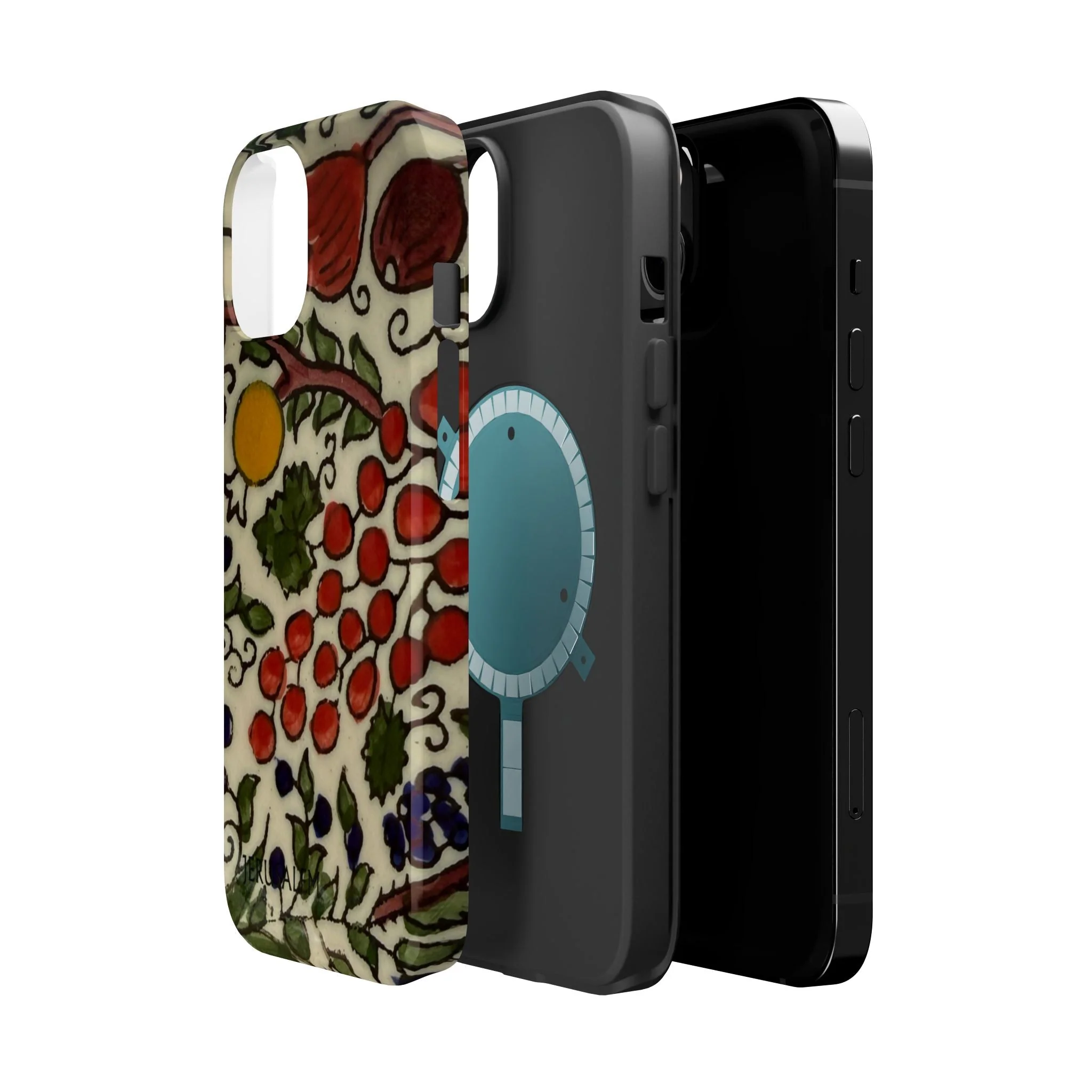 Jerusalem City Fruits Design Iphone Magnetic Tough Case - Image 28