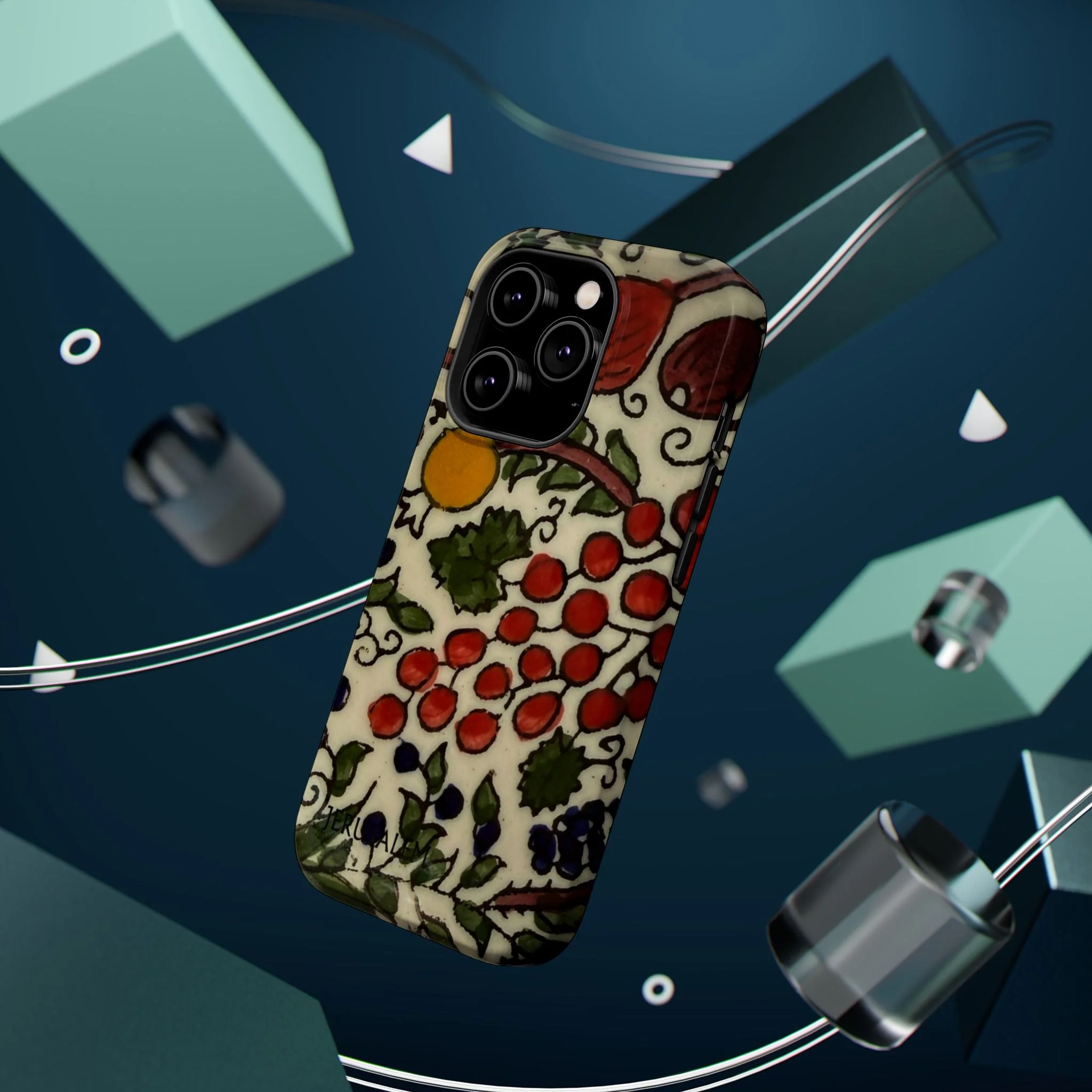 Jerusalem City Fruits Design Iphone Magnetic Tough Case - Image 32