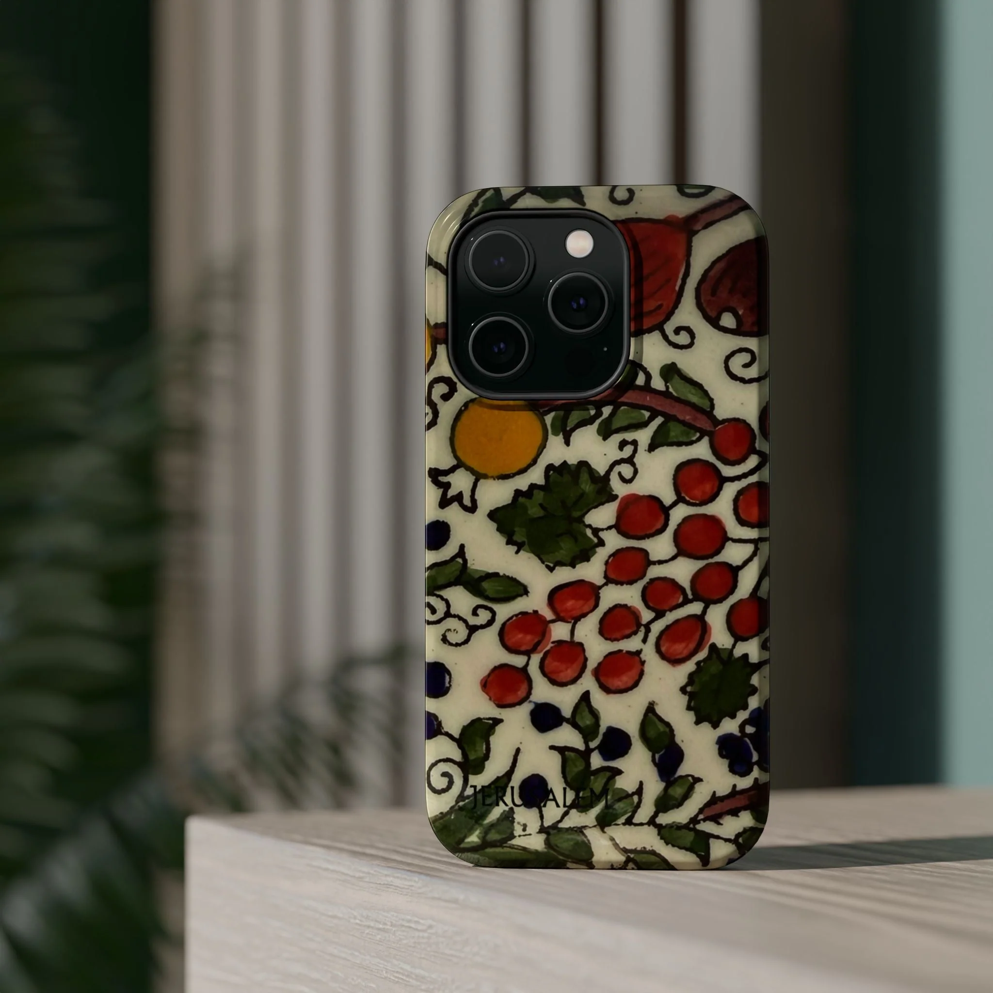 Jerusalem City Fruits Design Iphone Magnetic Tough Case - Image 33
