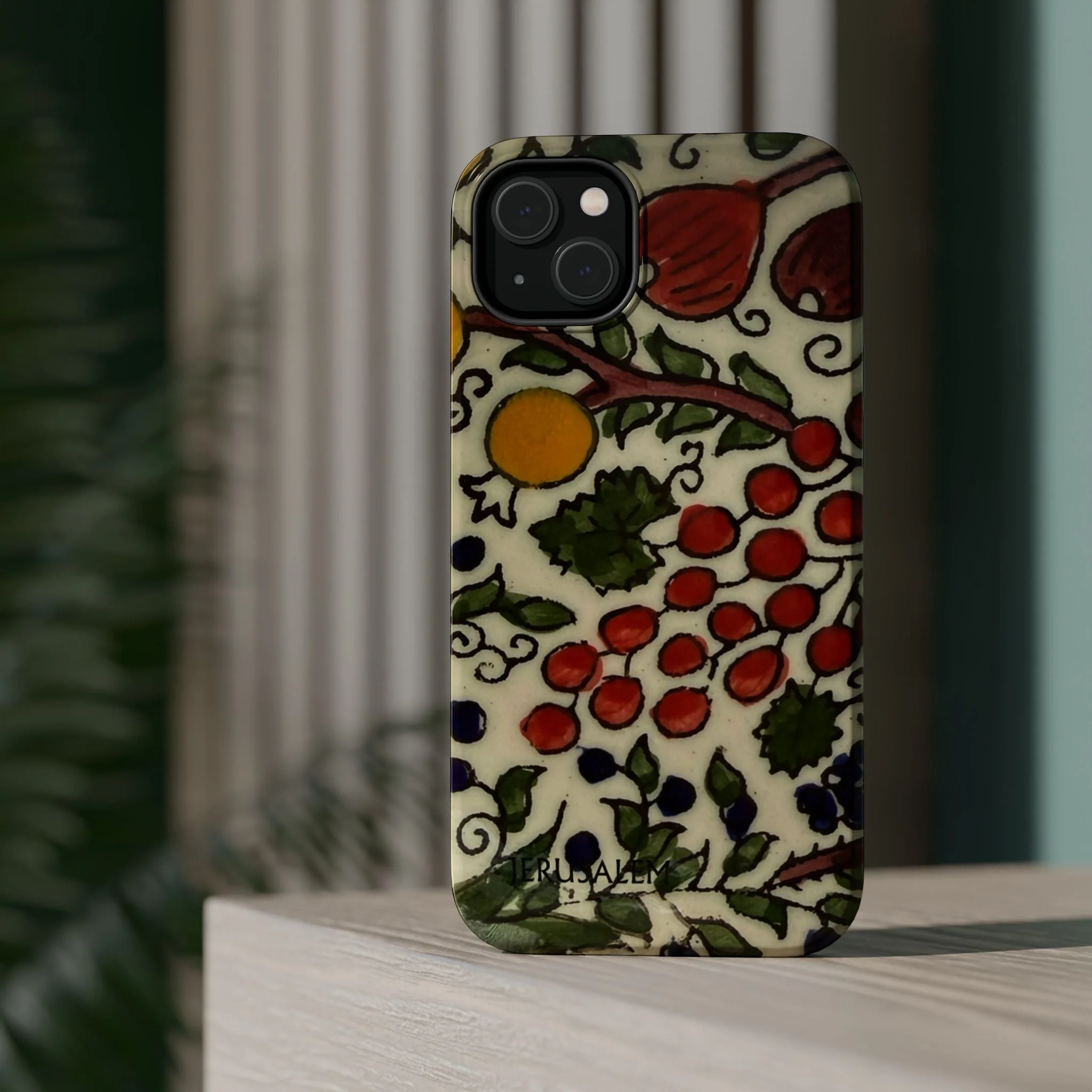 Jerusalem City Fruits Design Iphone Magnetic Tough Case - Image 36