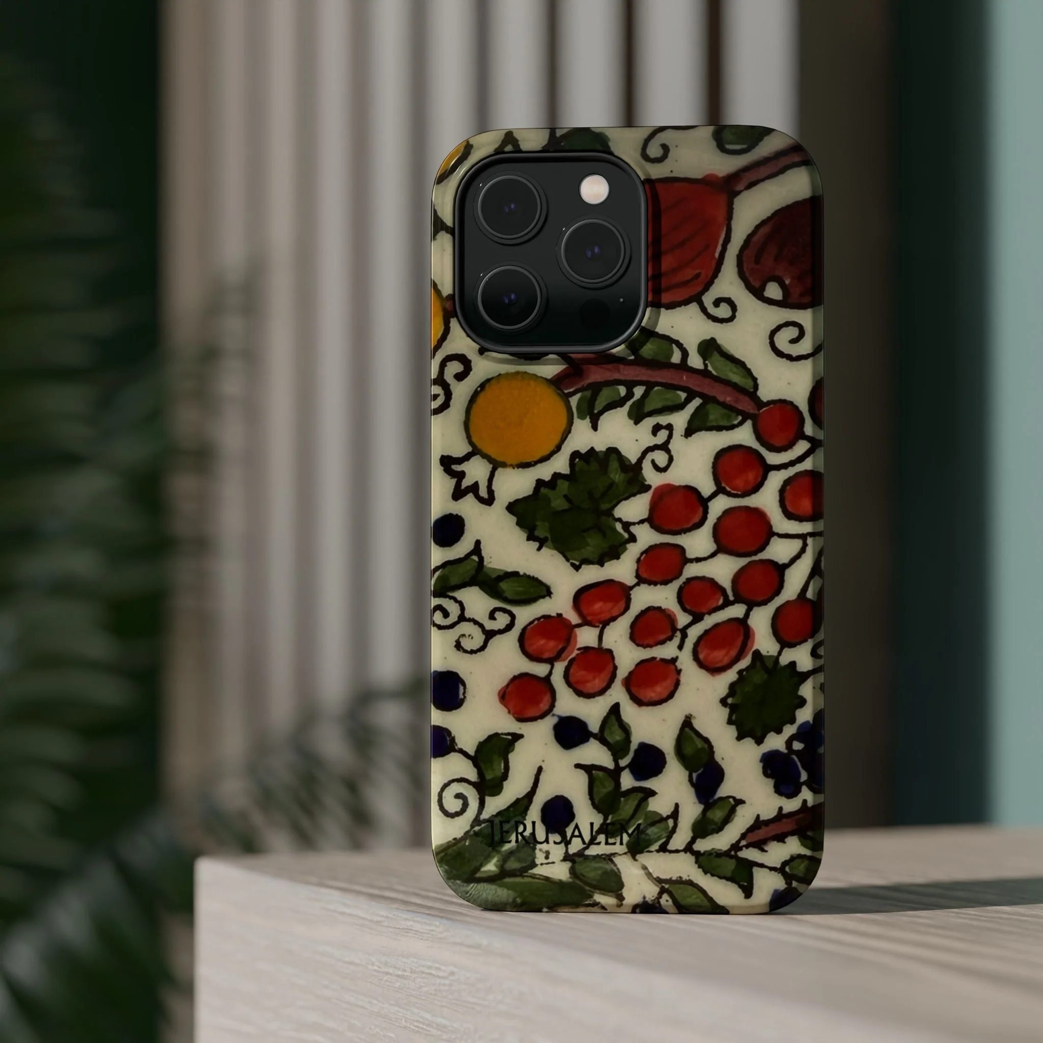 Jerusalem City Fruits Design Iphone Magnetic Tough Case - Image 39