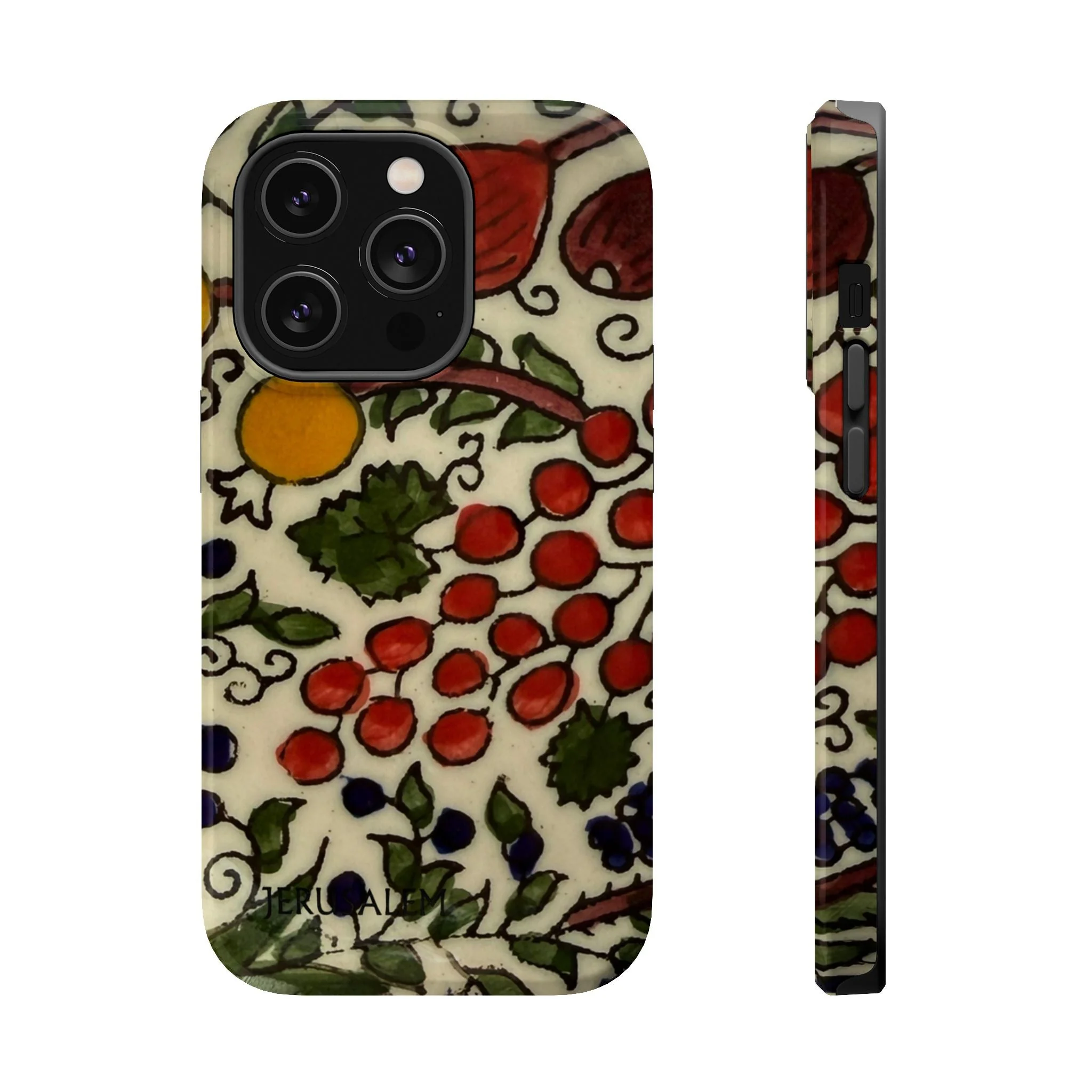 Jerusalem City Fruits Design Iphone Magnetic Tough Case - Image 4