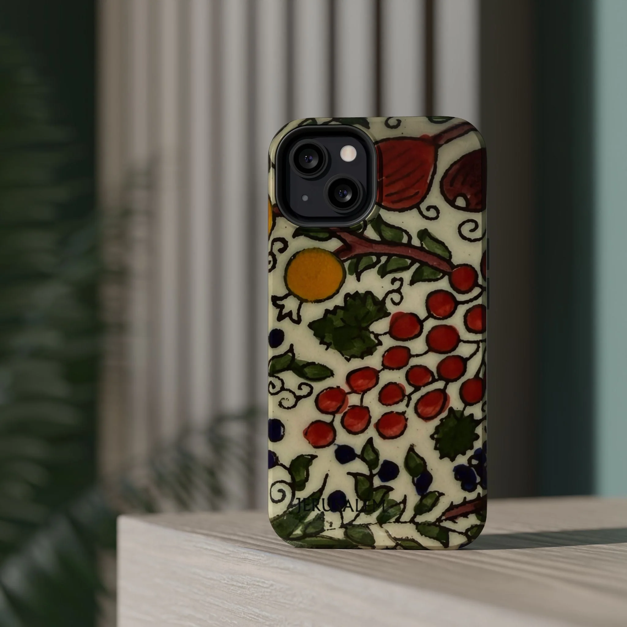 Jerusalem City Fruits Design Iphone Magnetic Tough Case - Image 42
