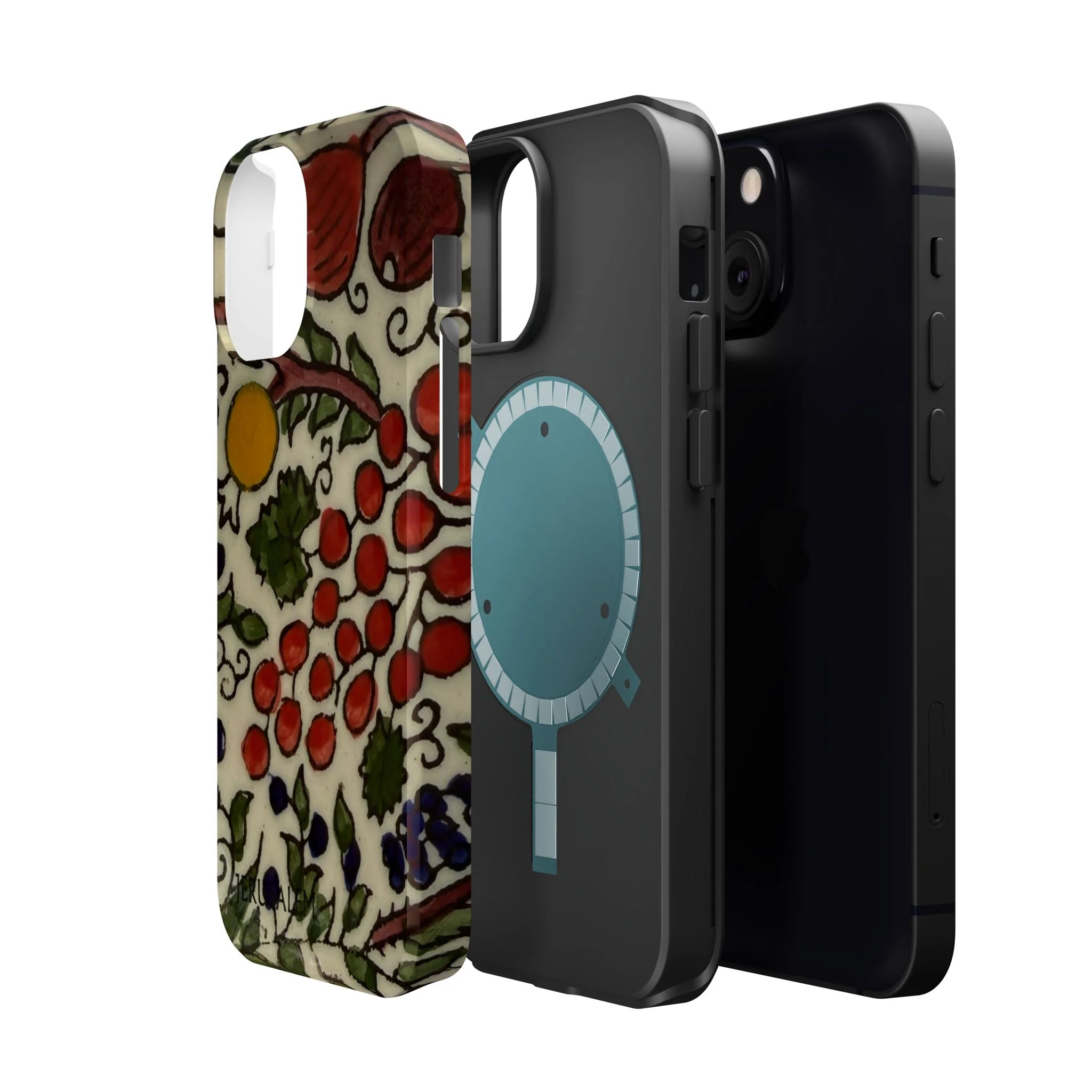 Jerusalem City Fruits Design Iphone Magnetic Tough Case - Image 43