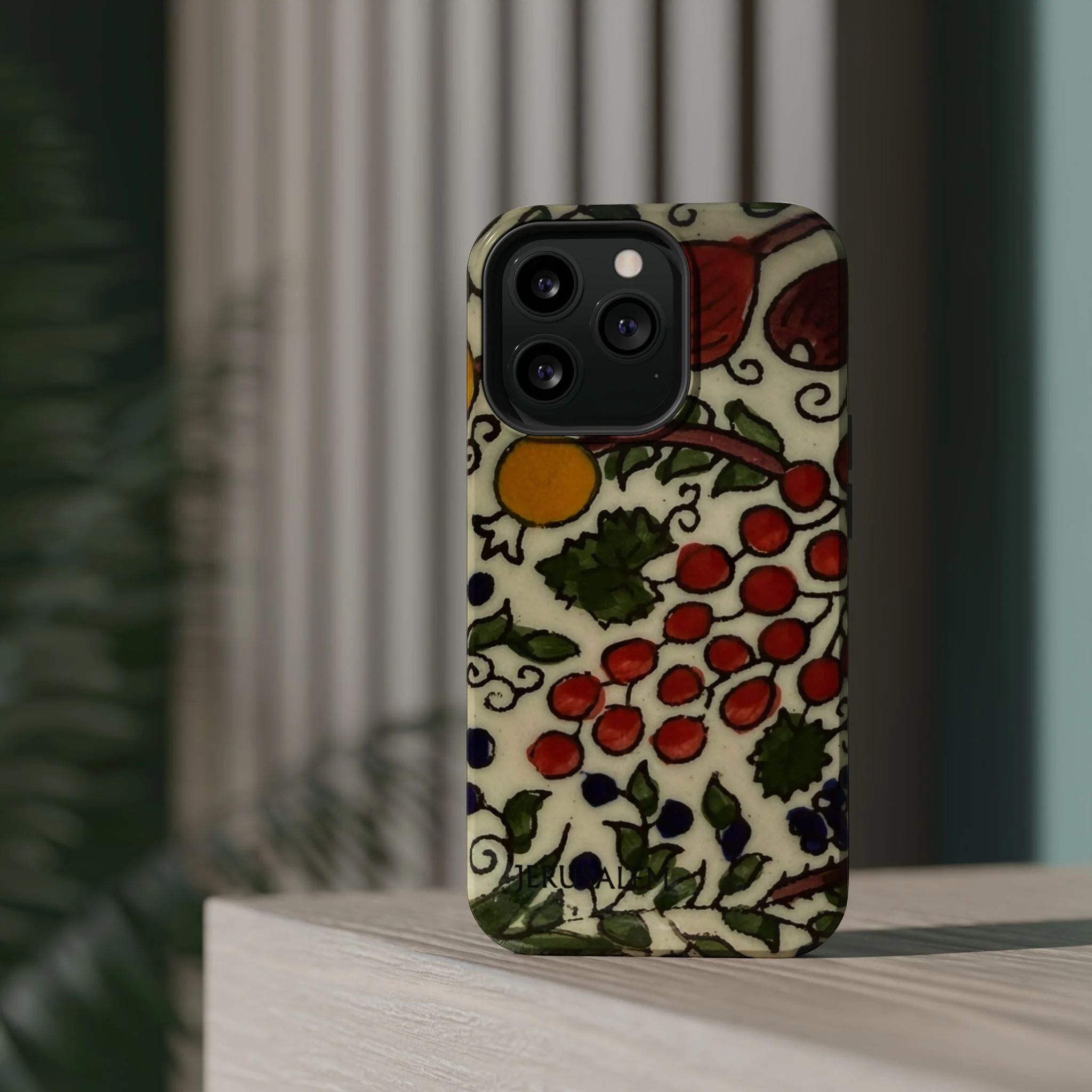 Jerusalem City Fruits Design Iphone Magnetic Tough Case - Image 48