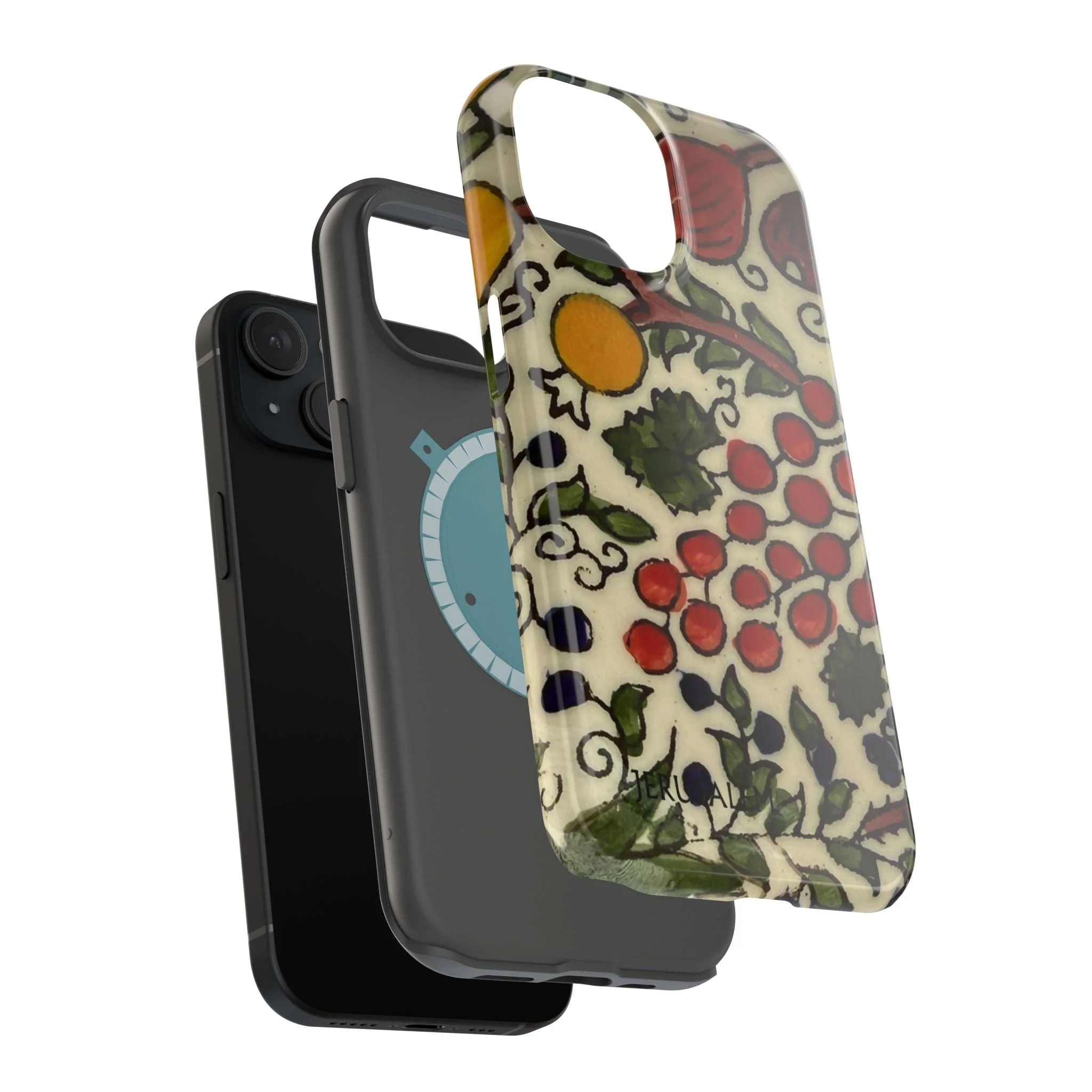 Jerusalem City Fruits Design Iphone Magnetic Tough Case - Image 54