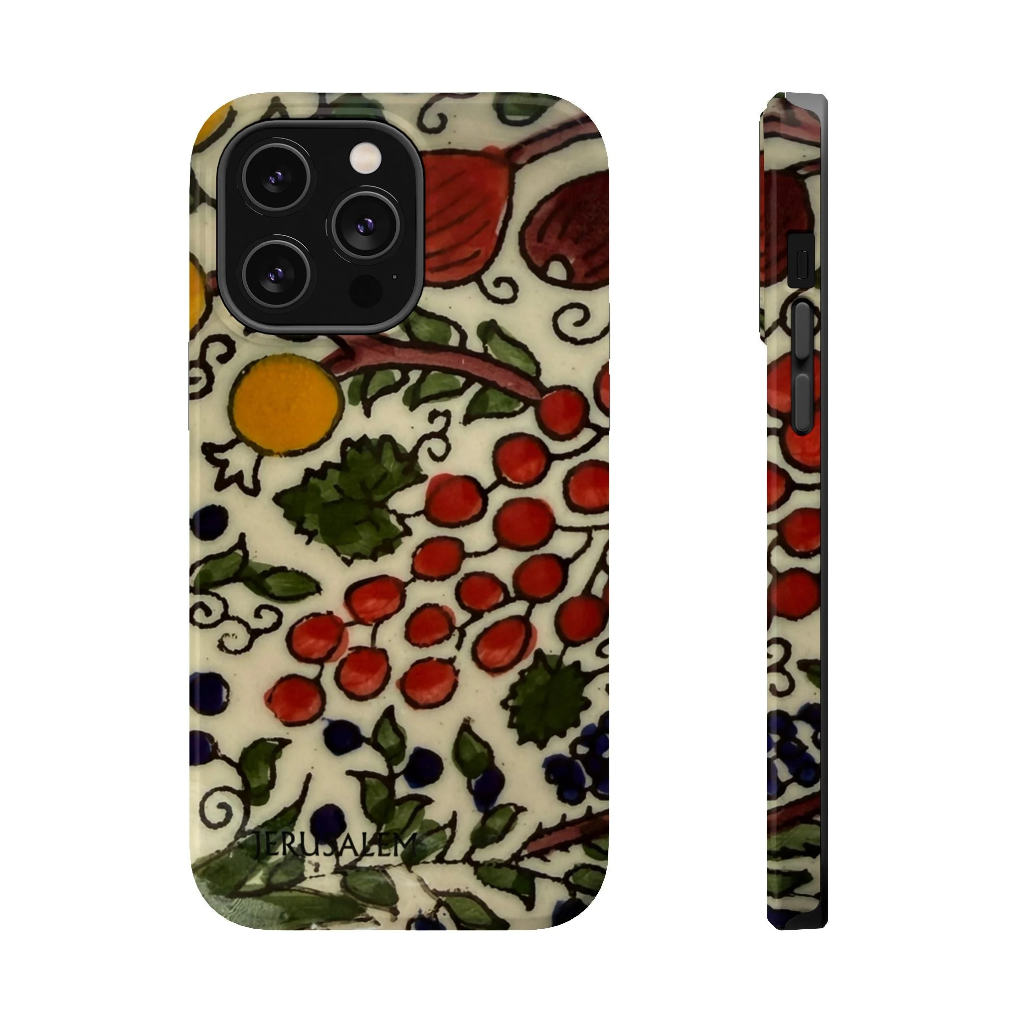 Jerusalem City Fruits Design Iphone Magnetic Tough Case - Image 6
