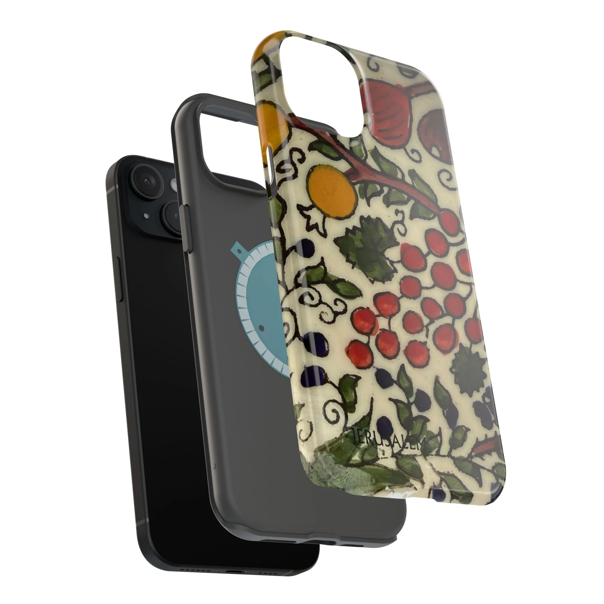 Jerusalem City Fruits Design Iphone Magnetic Tough Case - Image 60