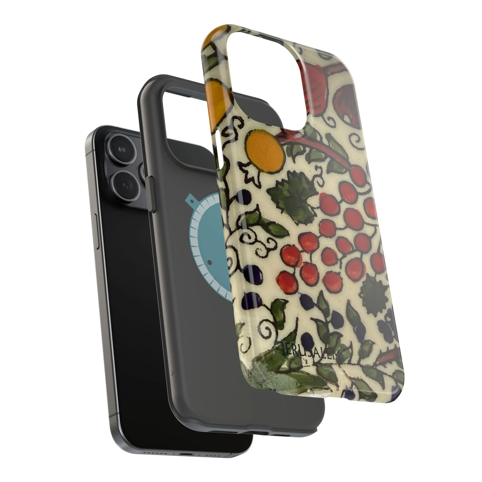 Jerusalem City Fruits Design Iphone Magnetic Tough Case - Image 63