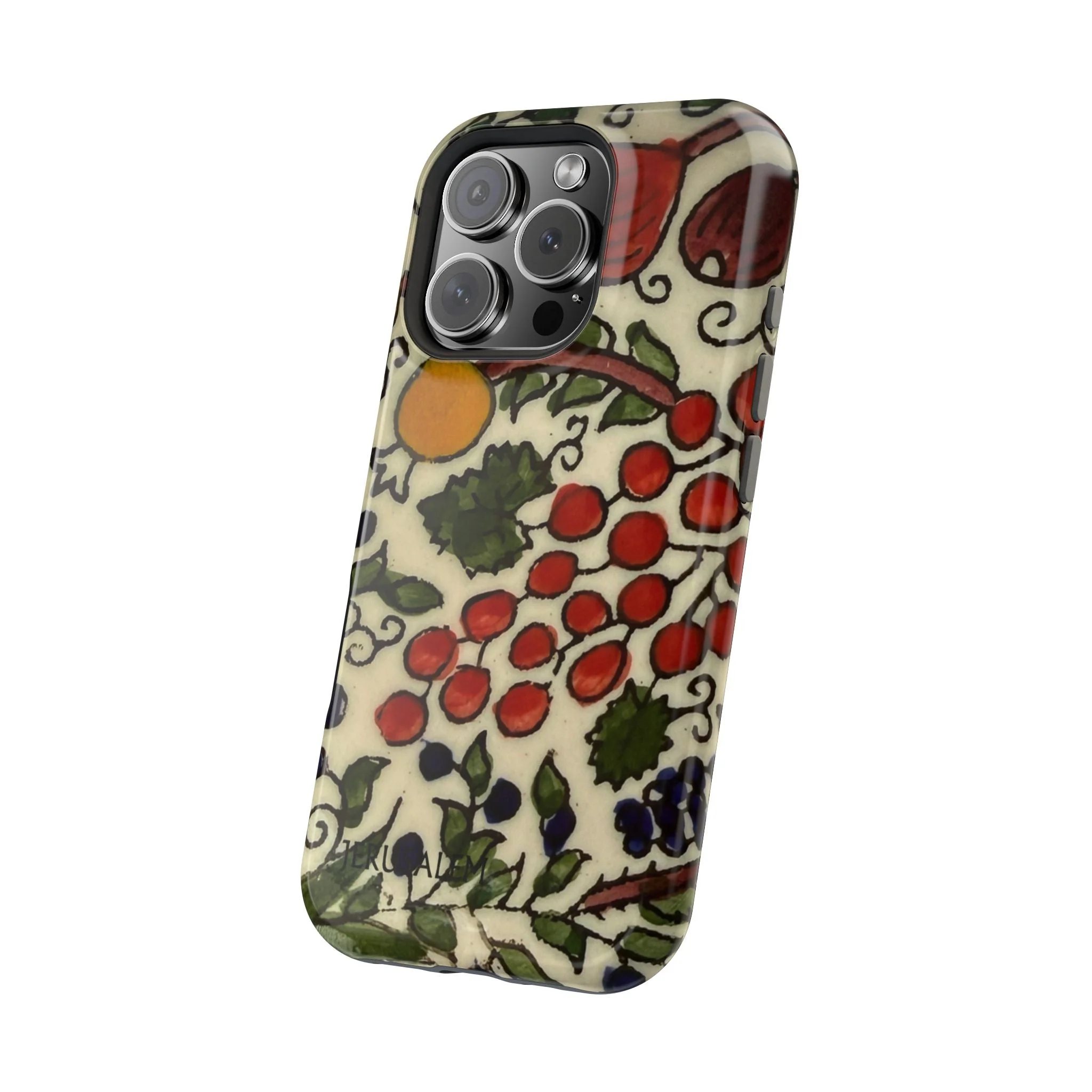 Jerusalem City Fruits Design Iphone Magnetic Tough Case - Image 70
