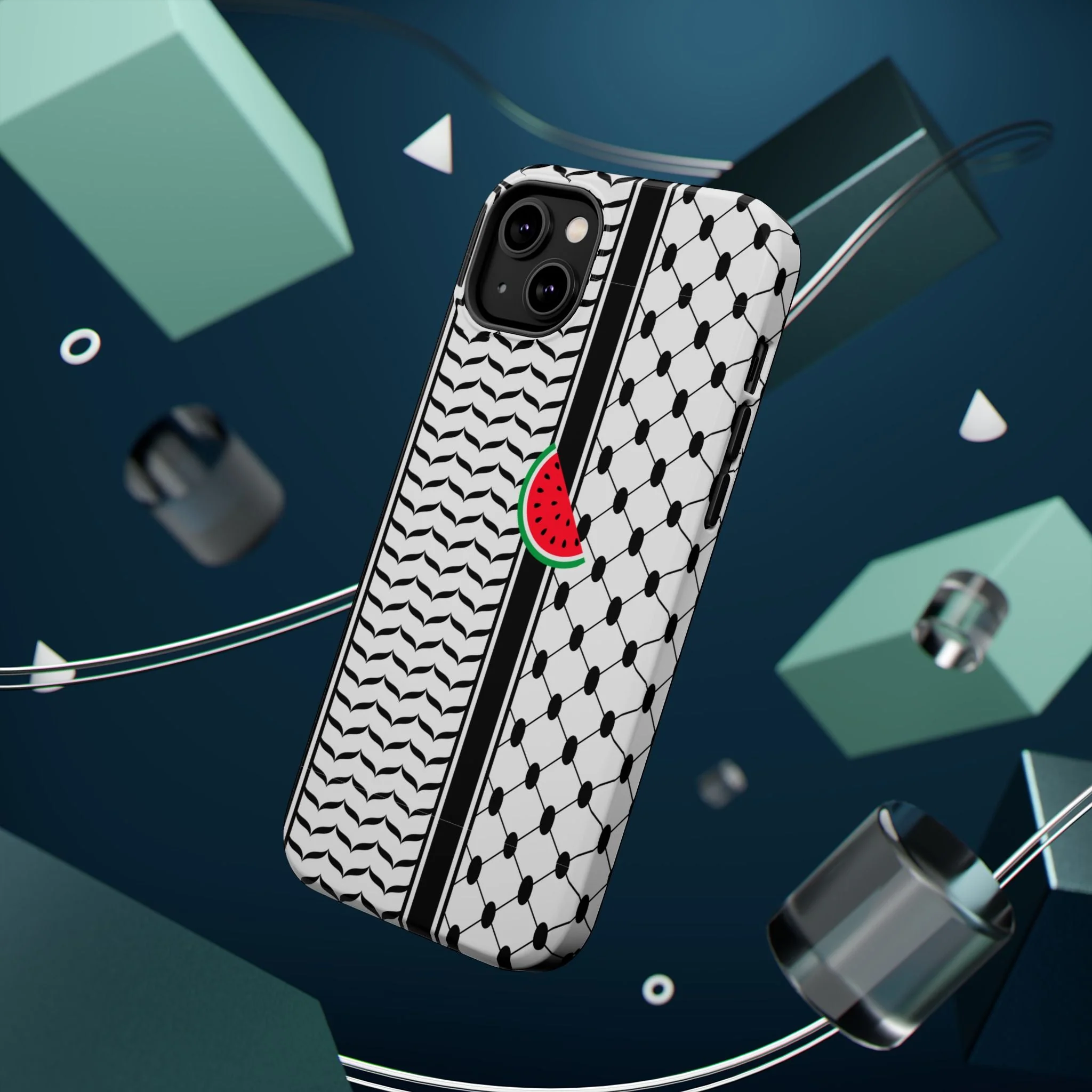 Kufieh Geometric Design Iphone Magnetic Tough Case - Image 35