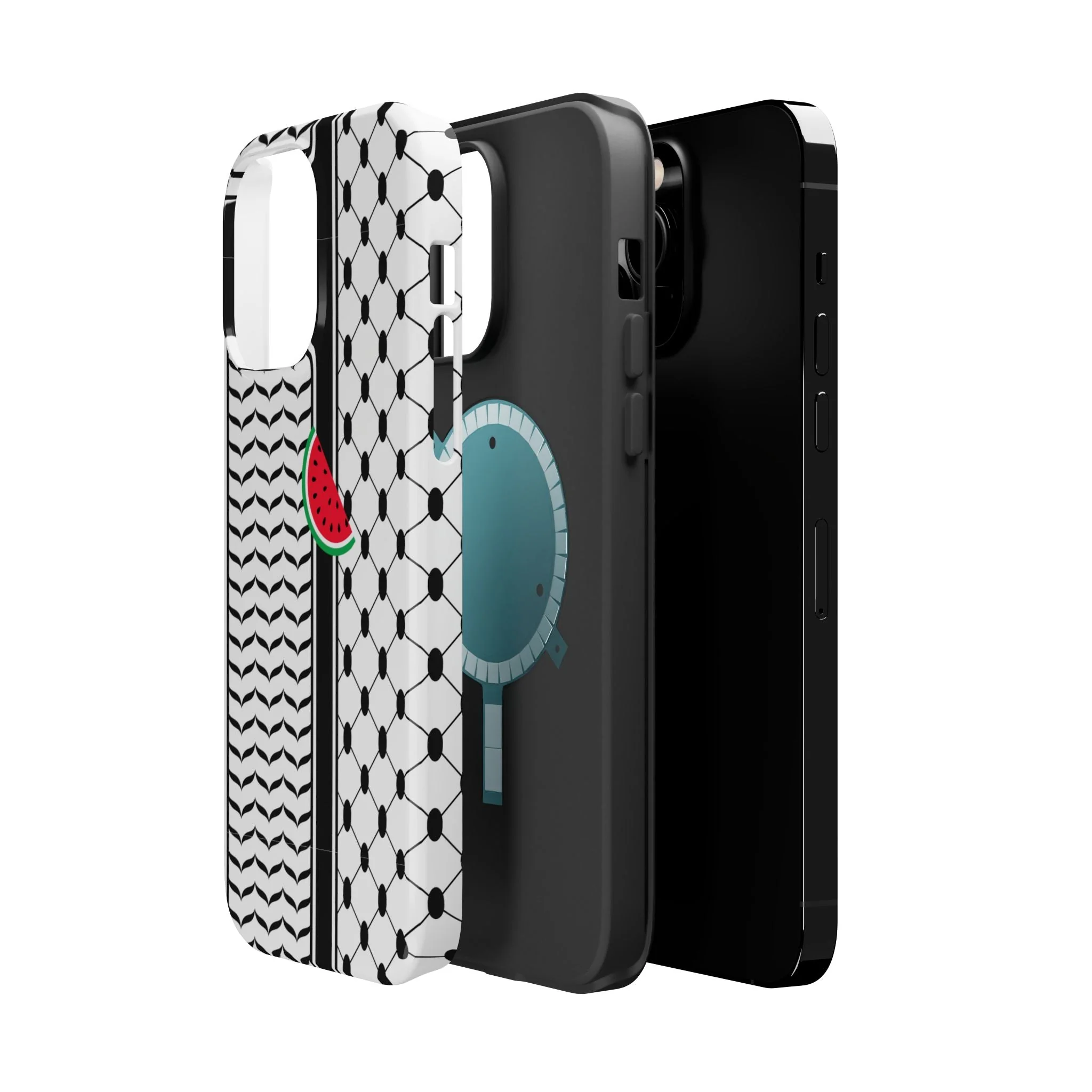 Kufieh Geometric Design Iphone Magnetic Tough Case - Image 37