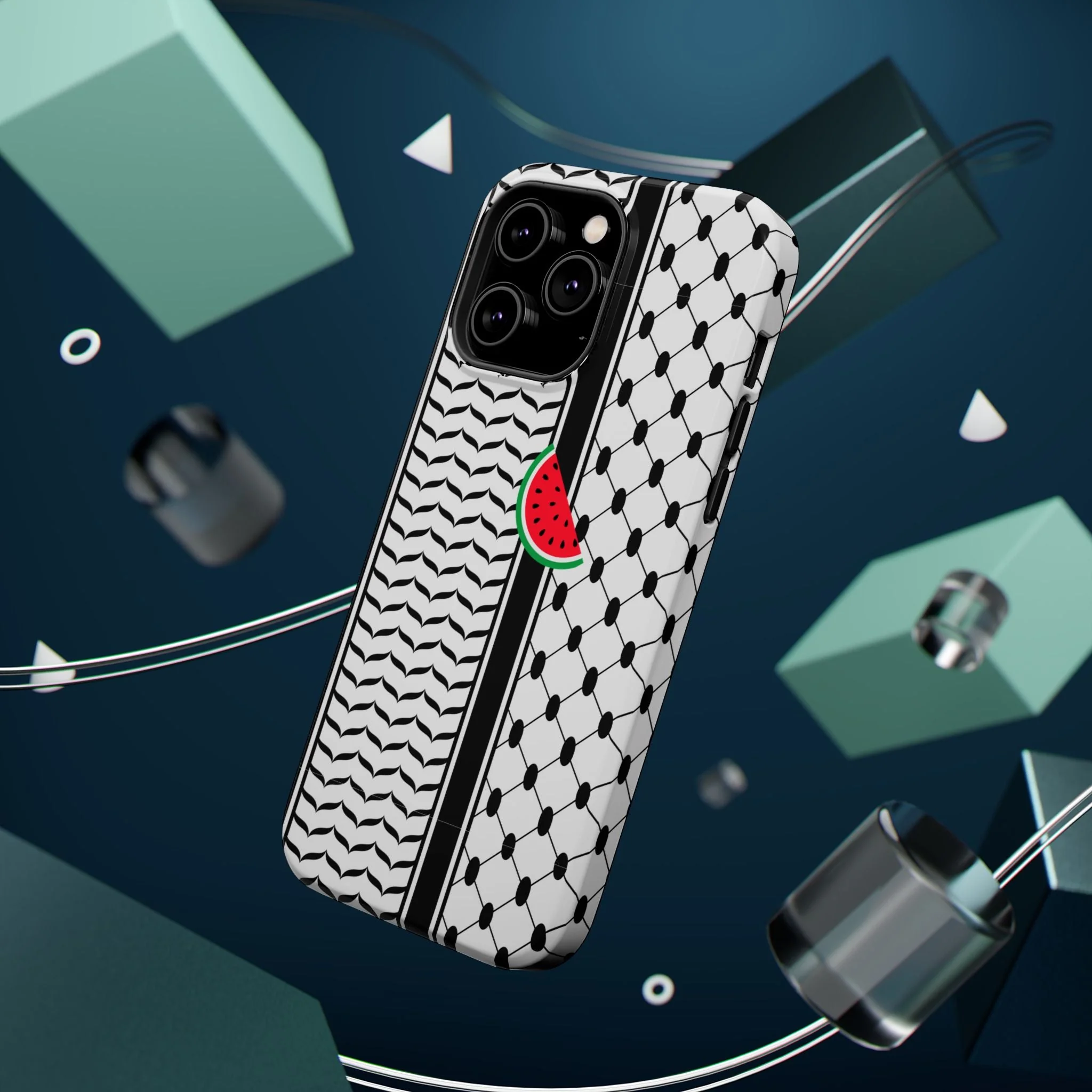 Kufieh Geometric Design Iphone Magnetic Tough Case - Image 38
