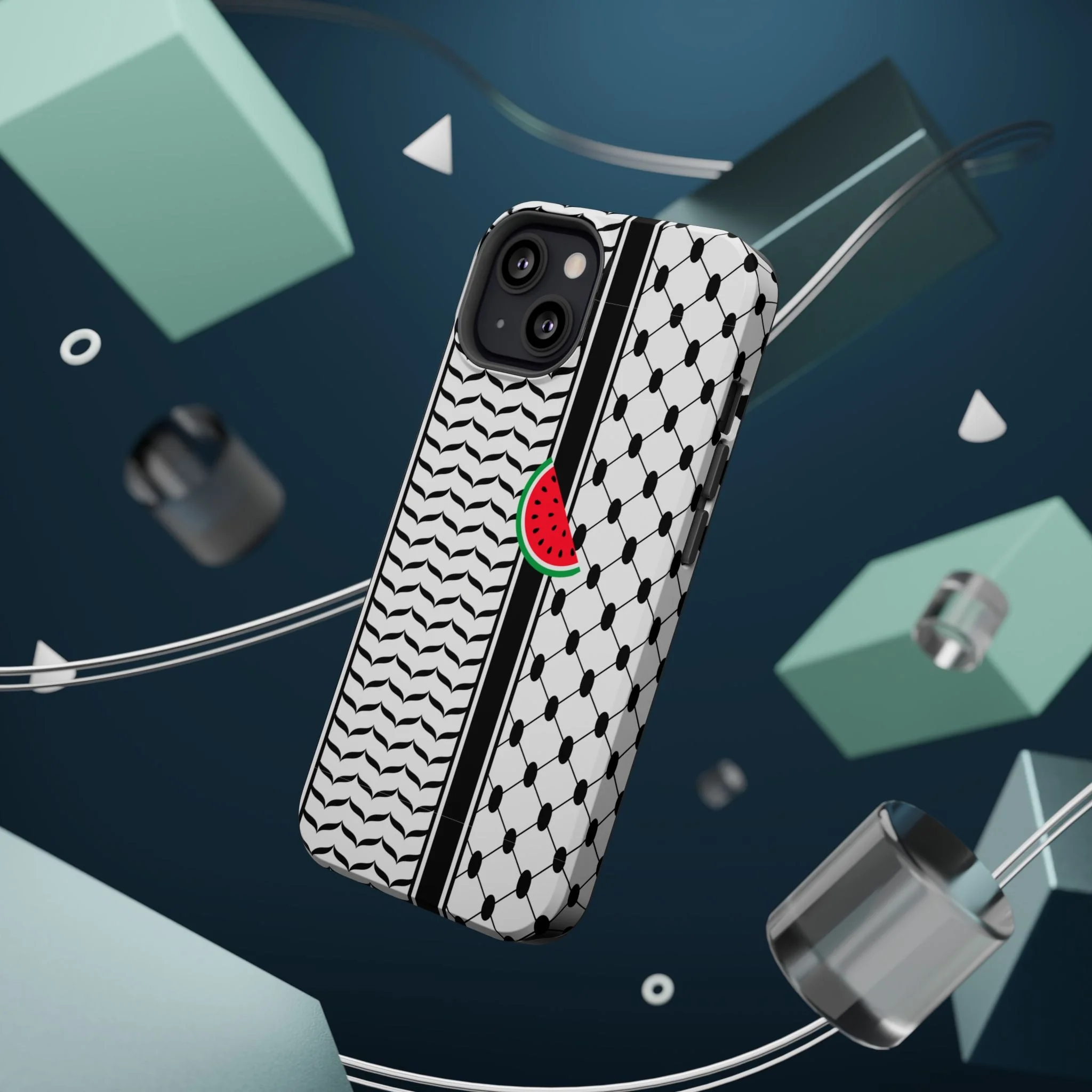 Kufieh Geometric Design Iphone Magnetic Tough Case - Image 41