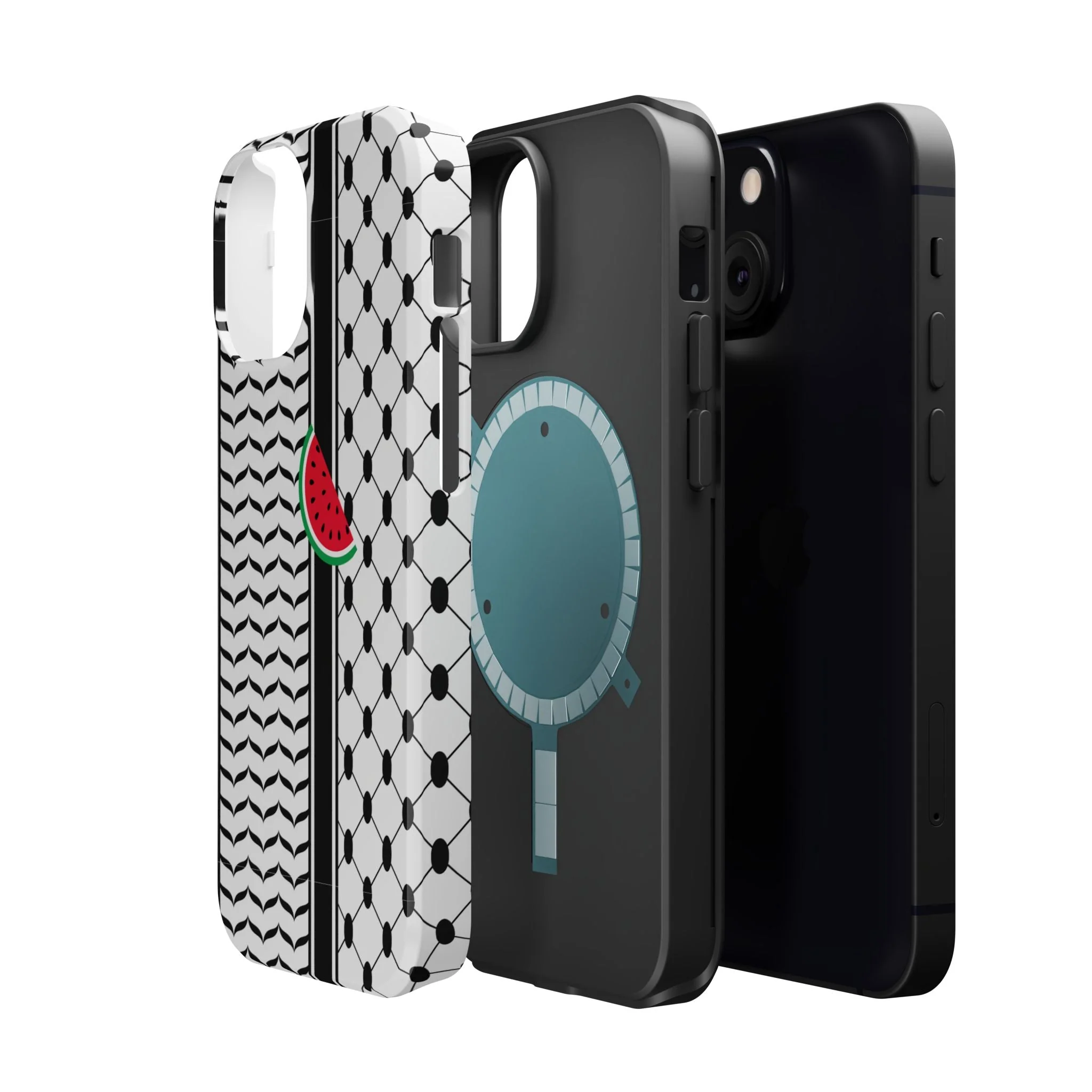 Kufieh Geometric Design Iphone Magnetic Tough Case - Image 43