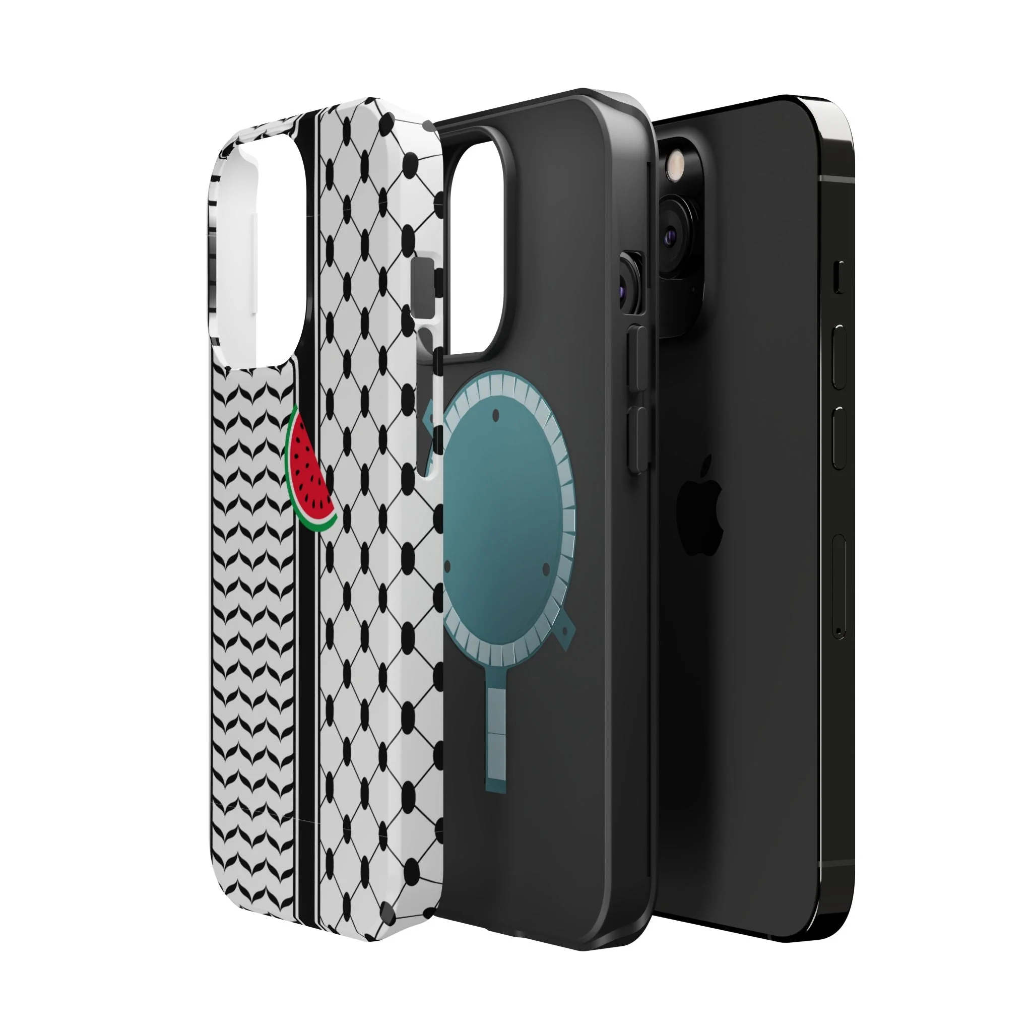 Kufieh Geometric Design Iphone Magnetic Tough Case - Image 46