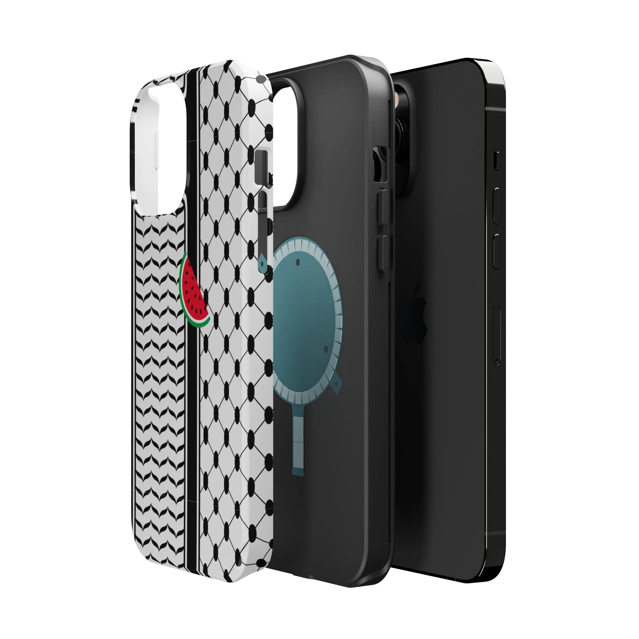 Kufieh Geometric Design Iphone Magnetic Tough Case - Image 49