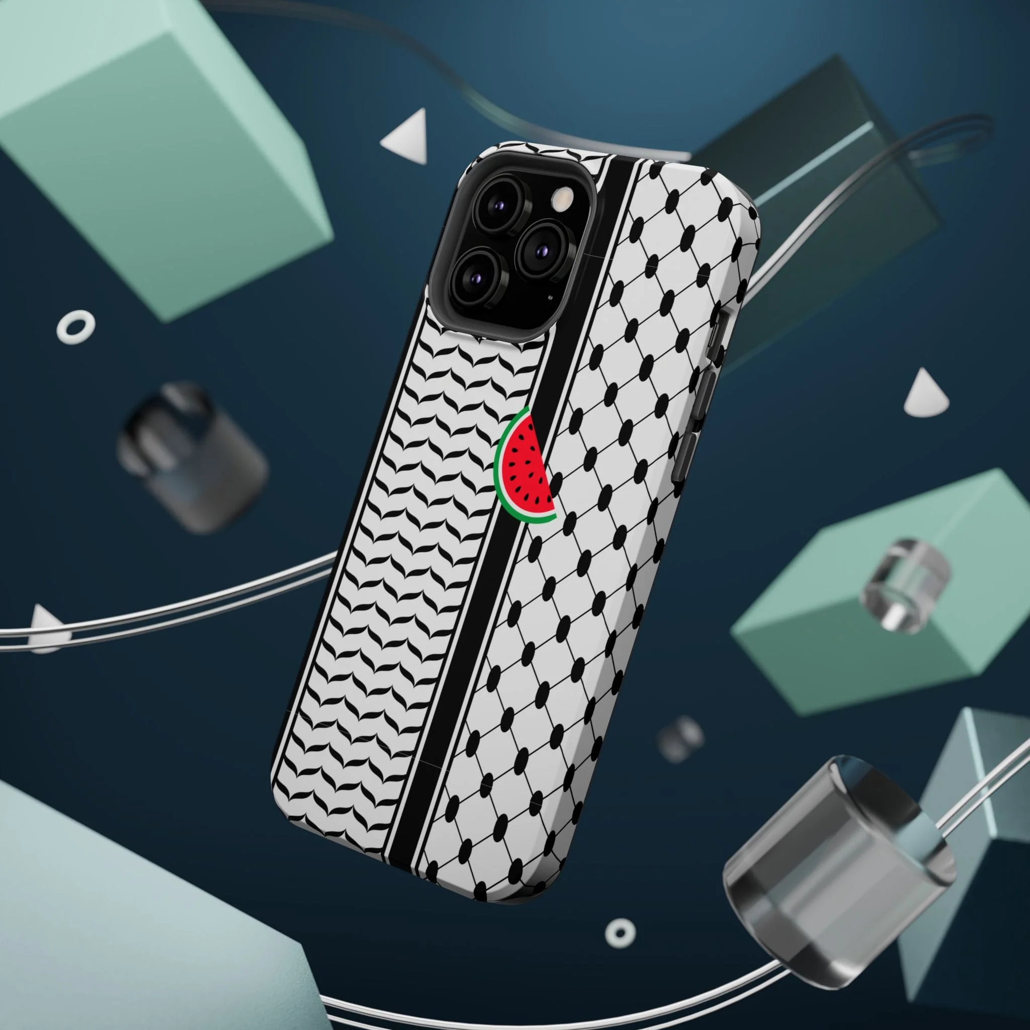 Kufieh Geometric Design Iphone Magnetic Tough Case - Image 50