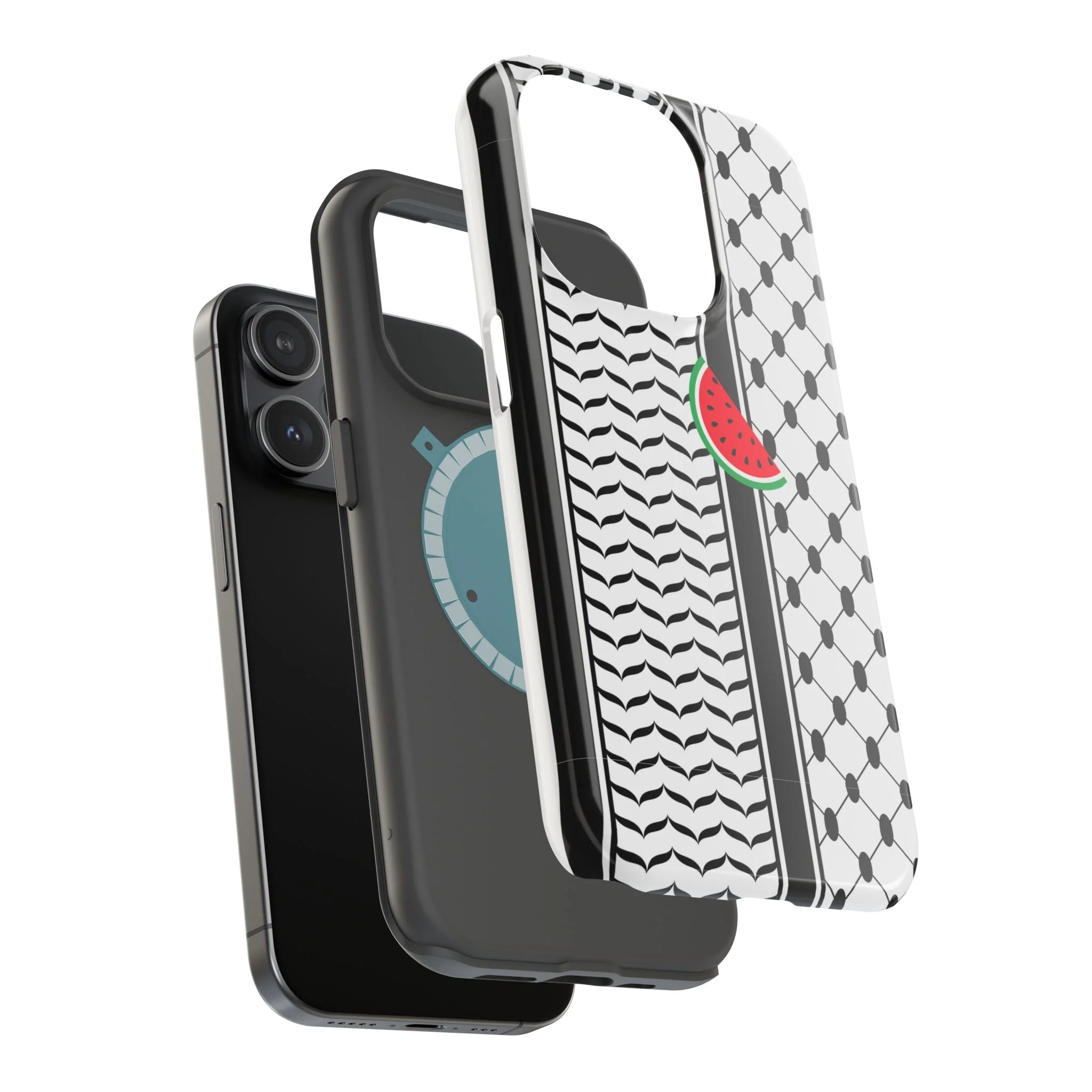 Kufieh Geometric Design Iphone Magnetic Tough Case - Image 57