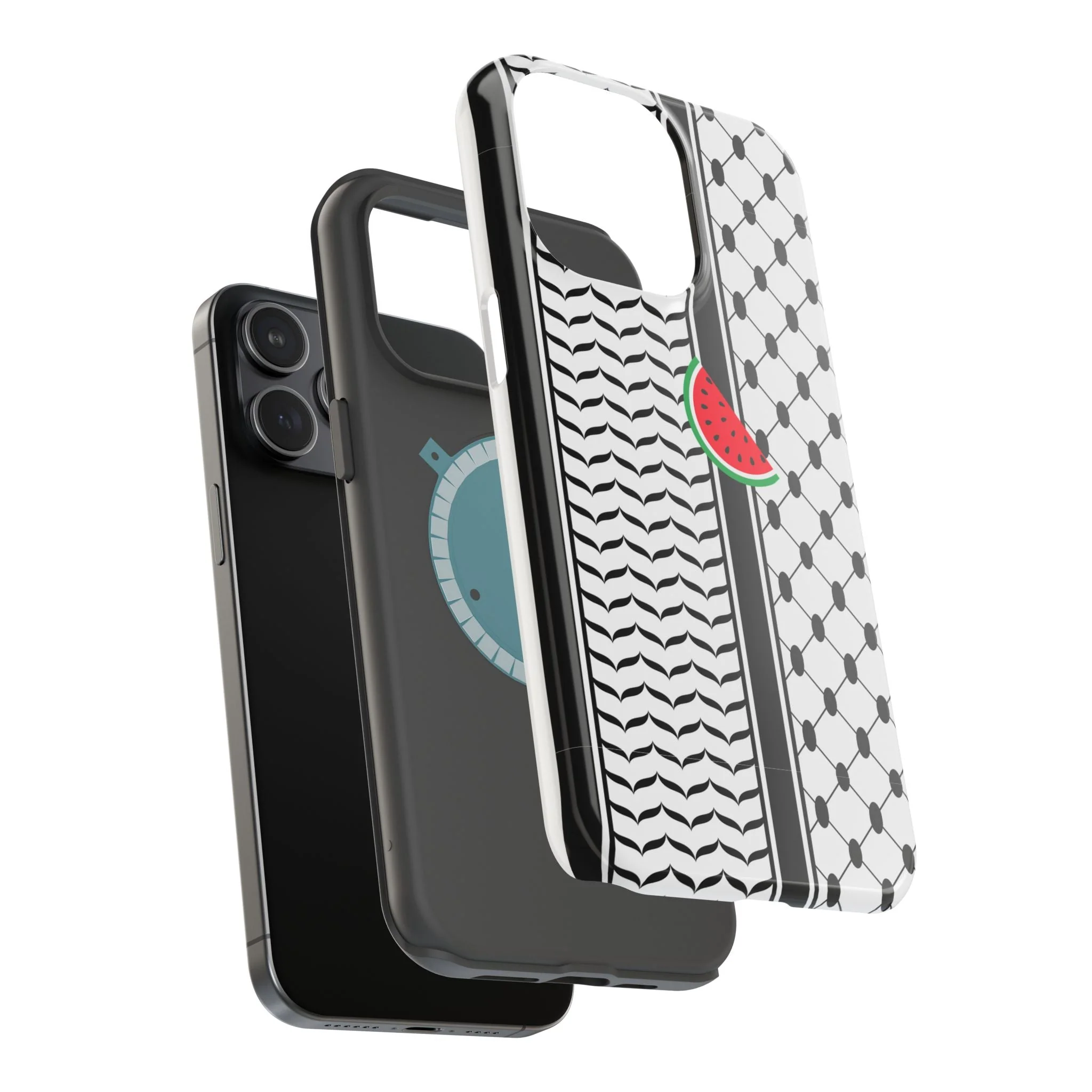 Kufieh Geometric Design Iphone Magnetic Tough Case - Image 63