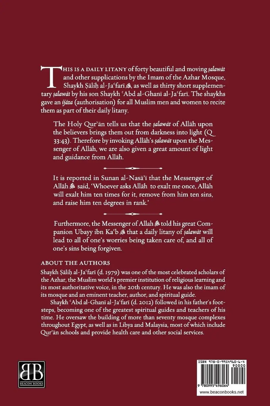 Light for the Seeker: A Daily Litany of Forty Salawat & other Supplications - Image 2