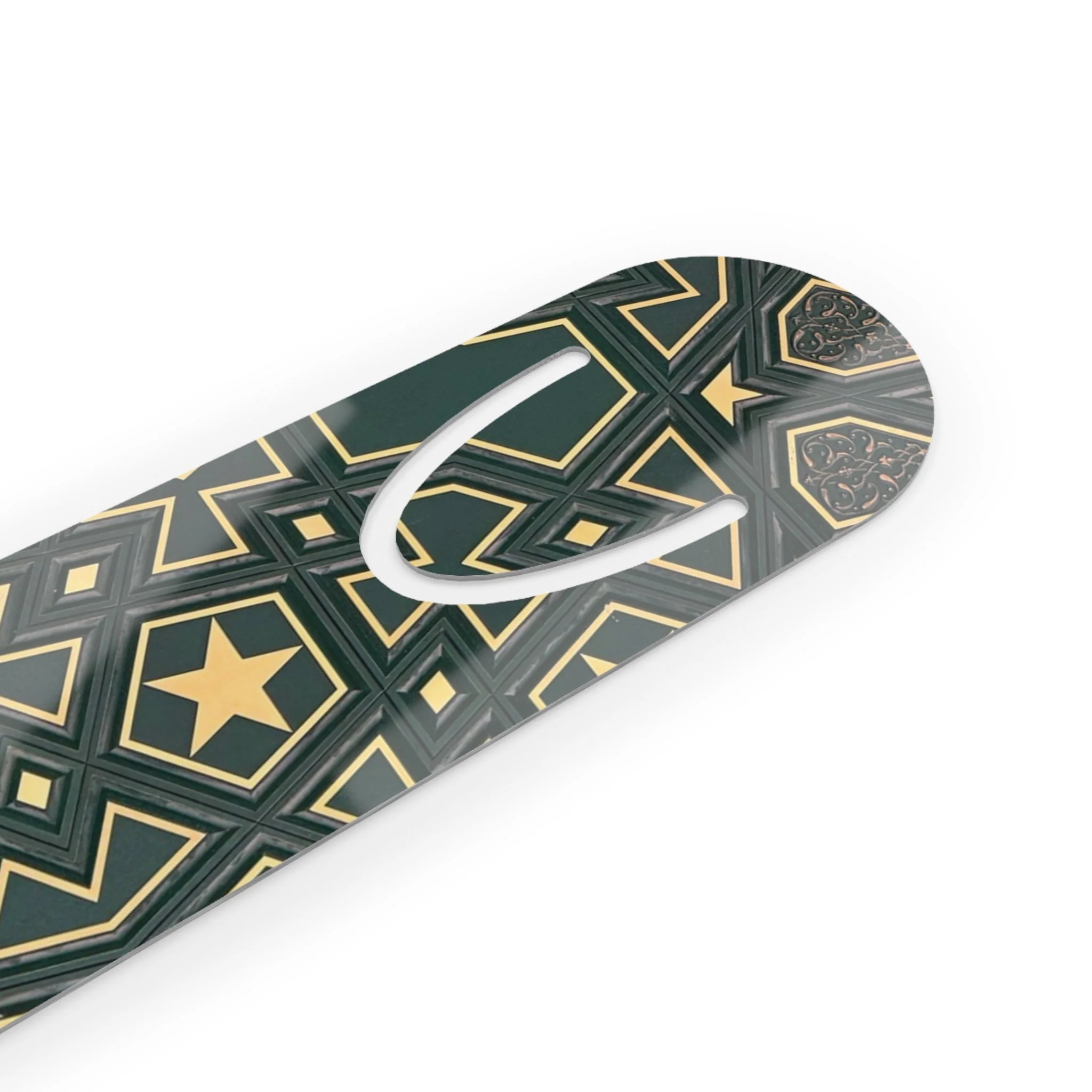Masjid Al Haram Elegant Geometric Pattern Bookmark - Stylish Metal Page Holder - Image 2