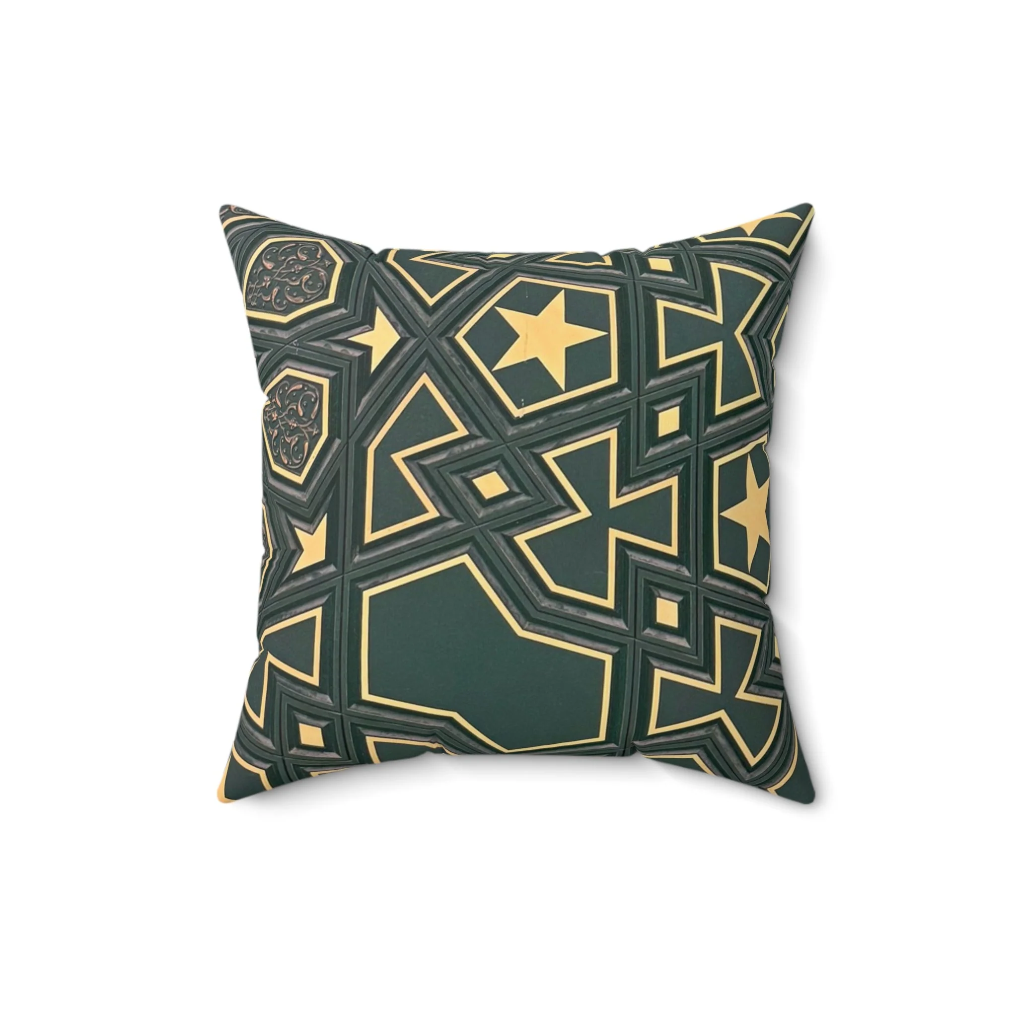Masjid Al Haram Suede Square Pillow - Image 2
