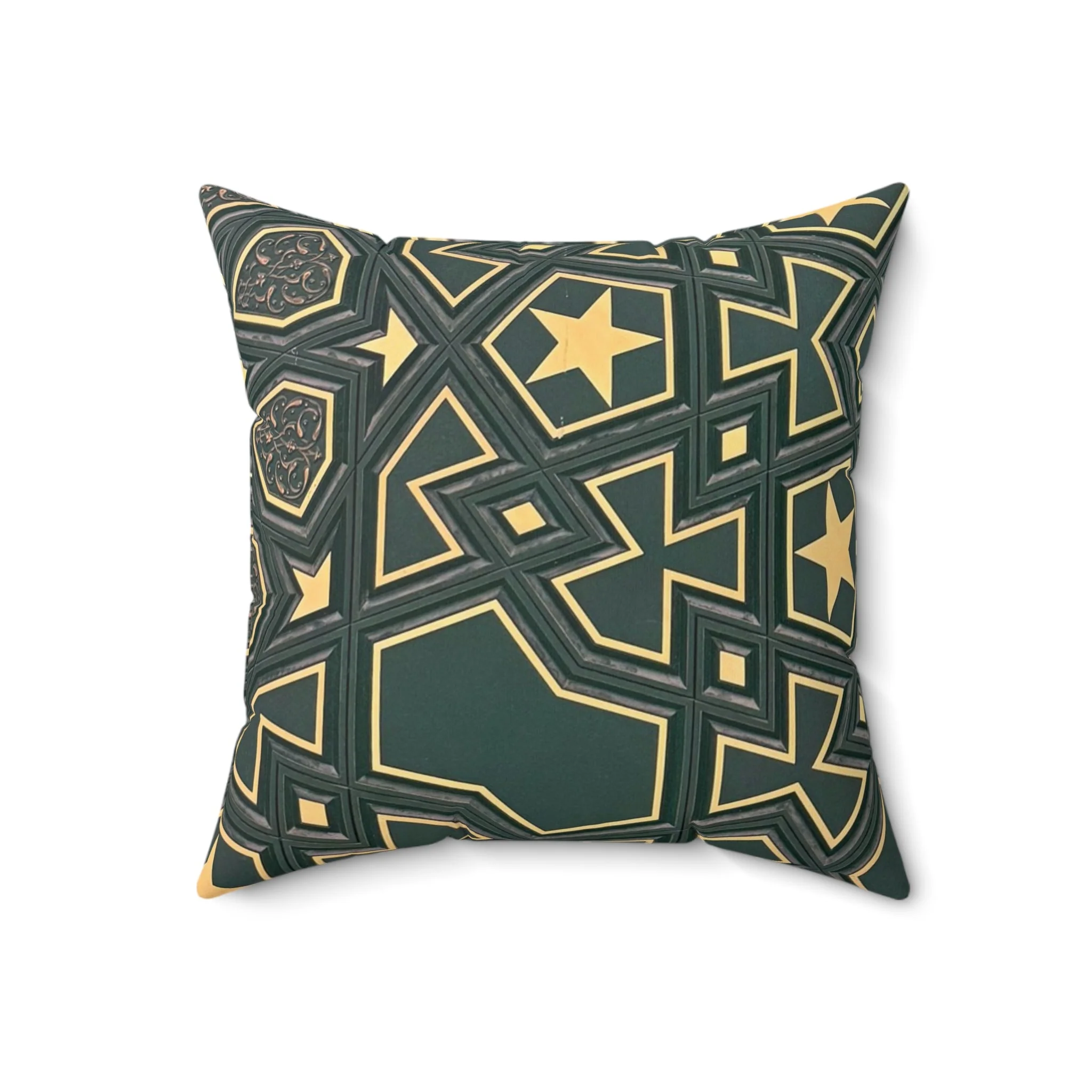 Masjid Al Haram Suede Square Pillow - Image 3