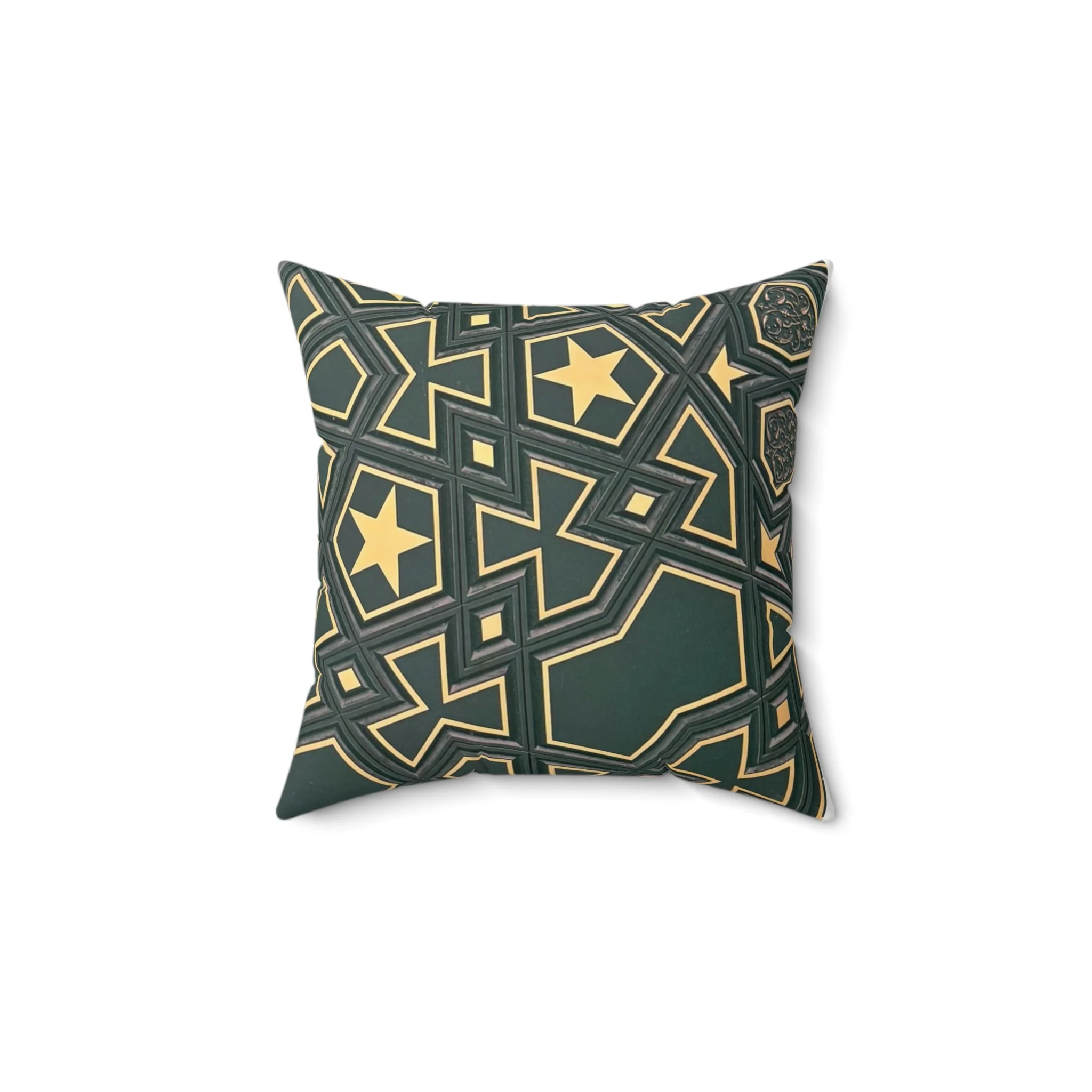 Masjid Al Haram Suede Square Pillow - Image 5