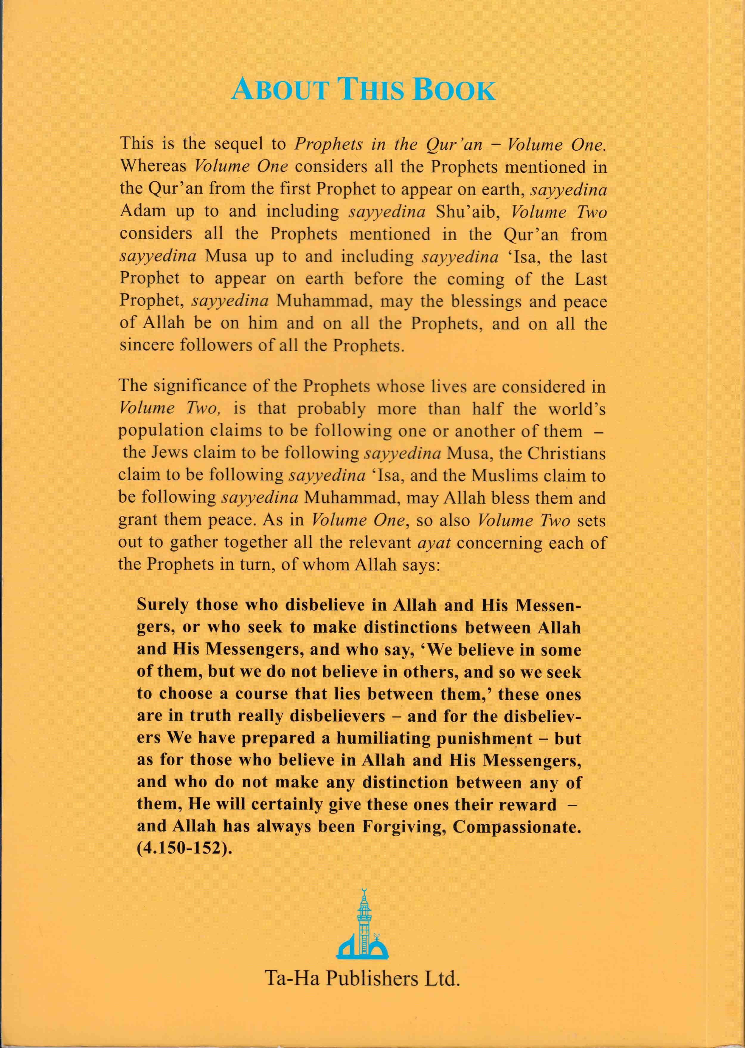 Prophets In The Quran Volume Two The Later Prophets - Image 2