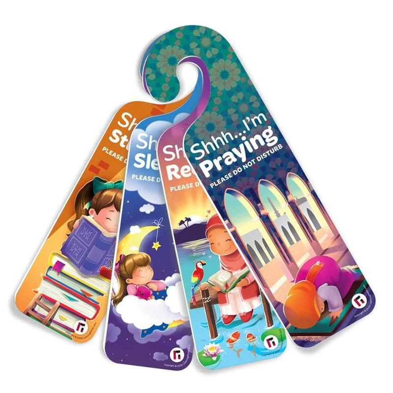 Quiet Please! Pack of 4 Do Not Disturb Signs for Boys & Girls - Image 3