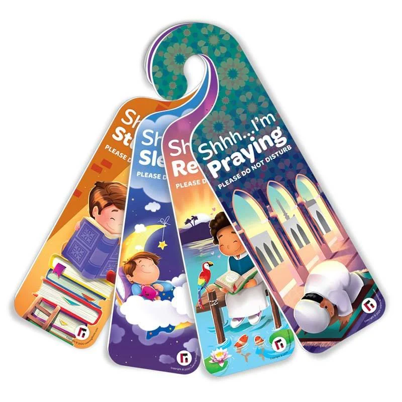 Quiet Please! Pack of 4 Do Not Disturb Signs for Boys & Girls - Image 5