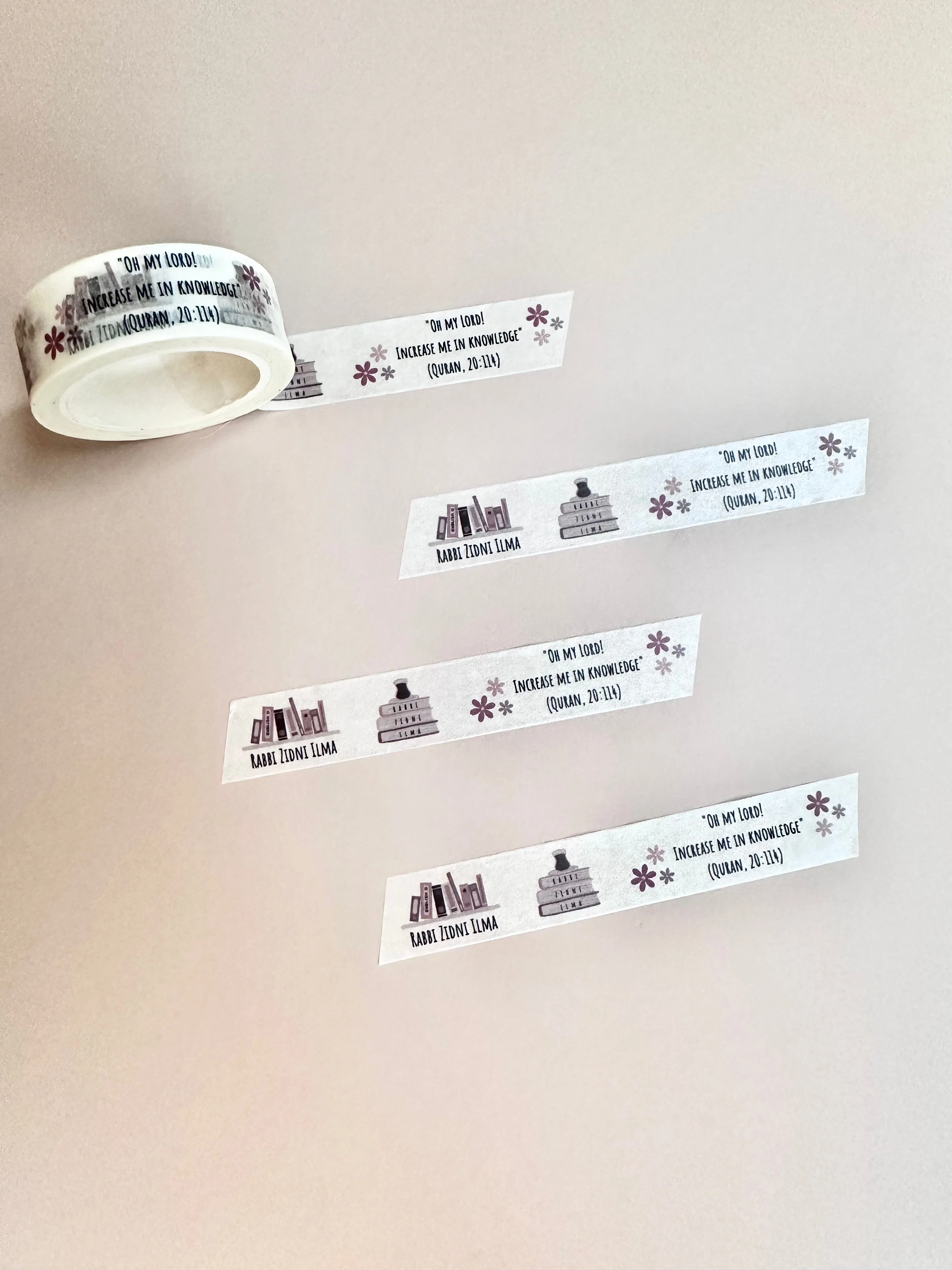 Rabbi Zidni Ilma - Washi Tape