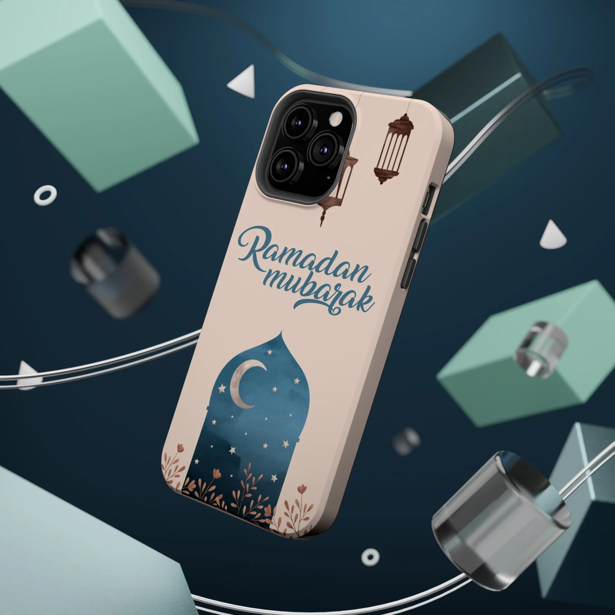 Ramadan Mubarak ☪️ 💕 Design - Iphone Magnetic Tough Case - Image 50