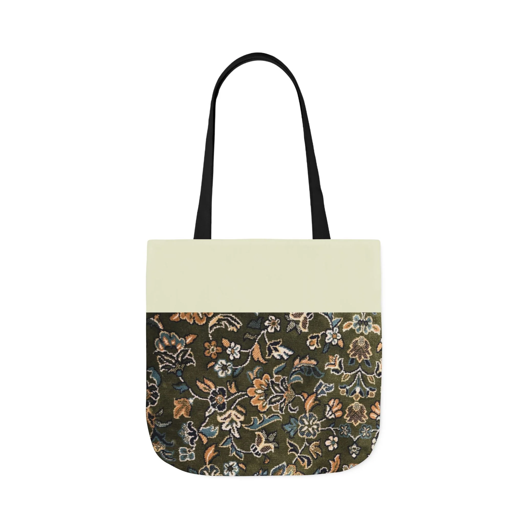 Rawdah Canvas Tote Bag, 3-Color Straps - Image 5