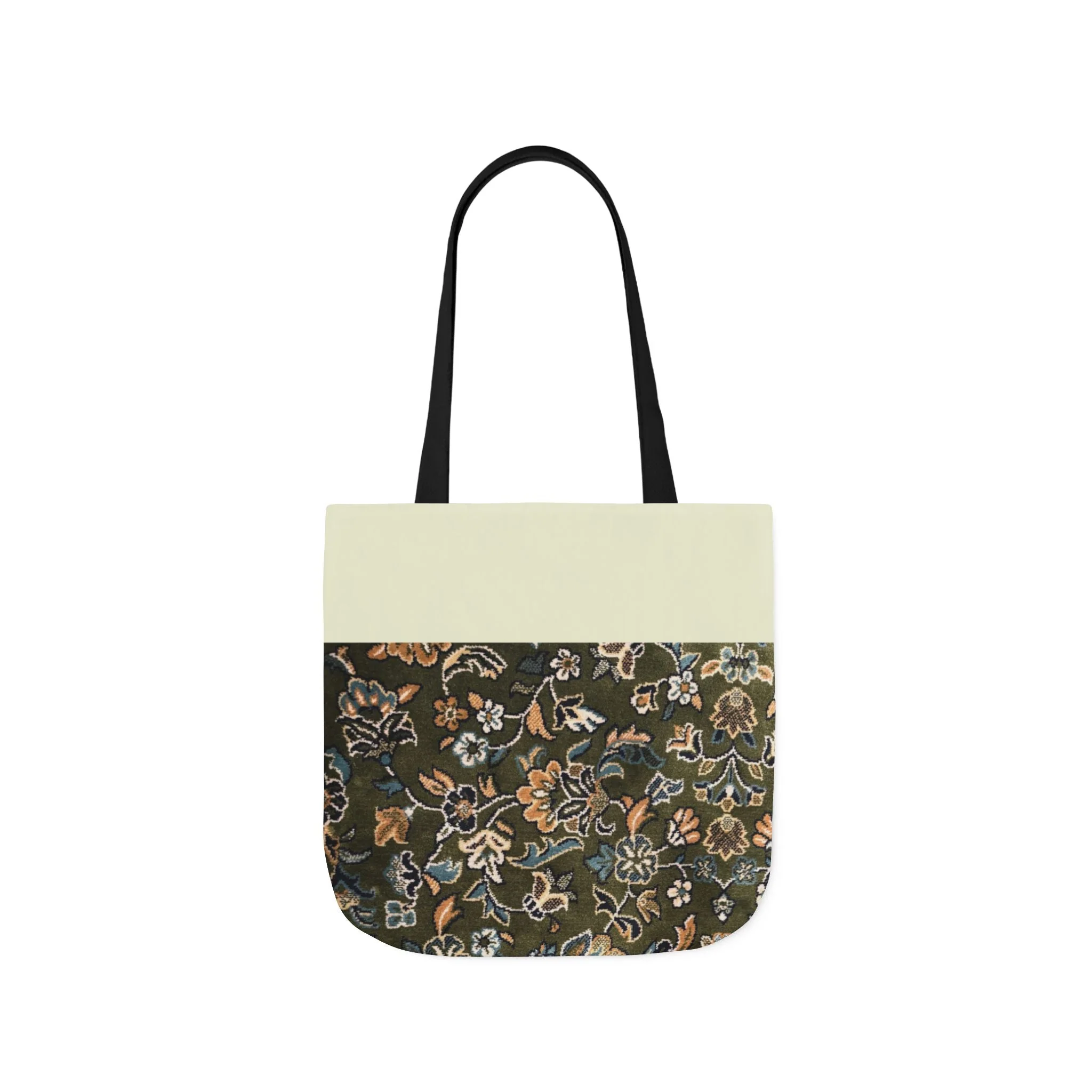 Rawdah Canvas Tote Bag, 3-Color Straps - Image 8