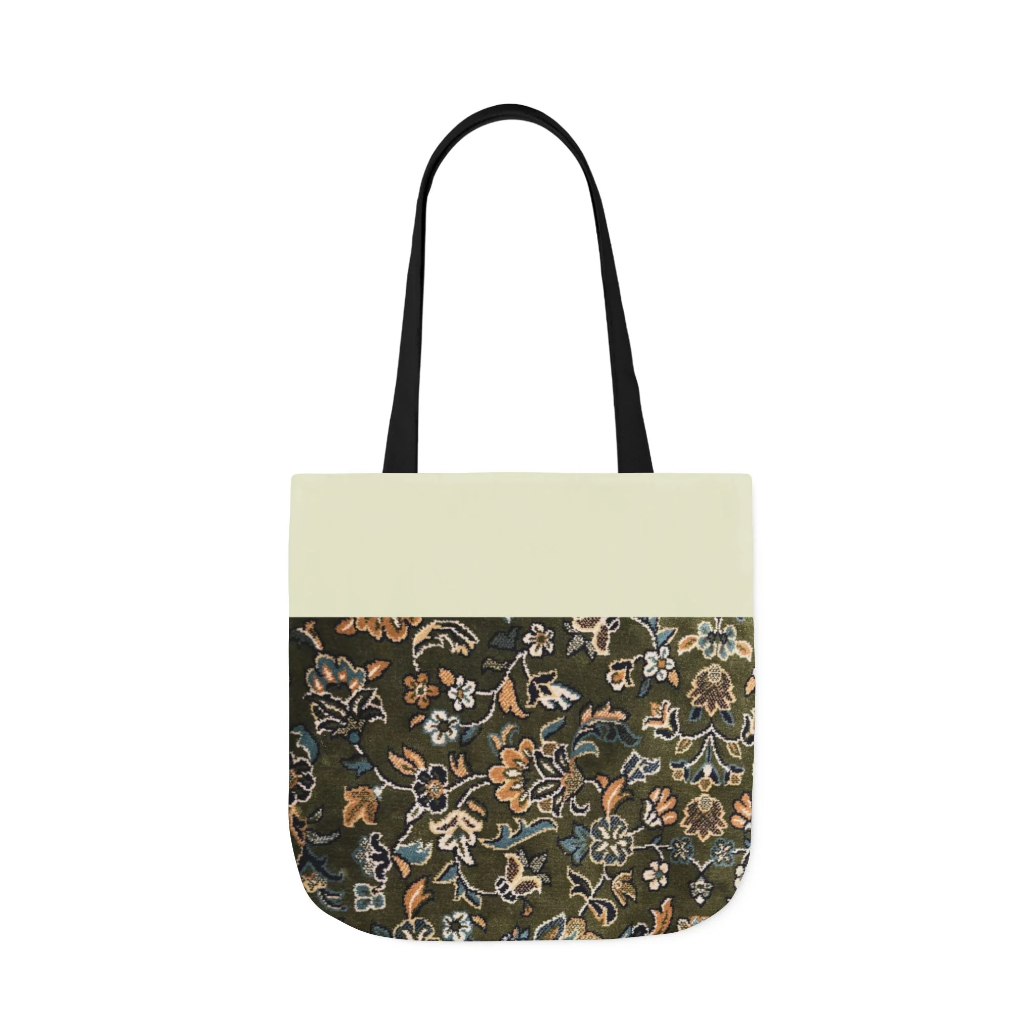 Rawdah Canvas Tote Bag, 3-Color Straps - Image 9