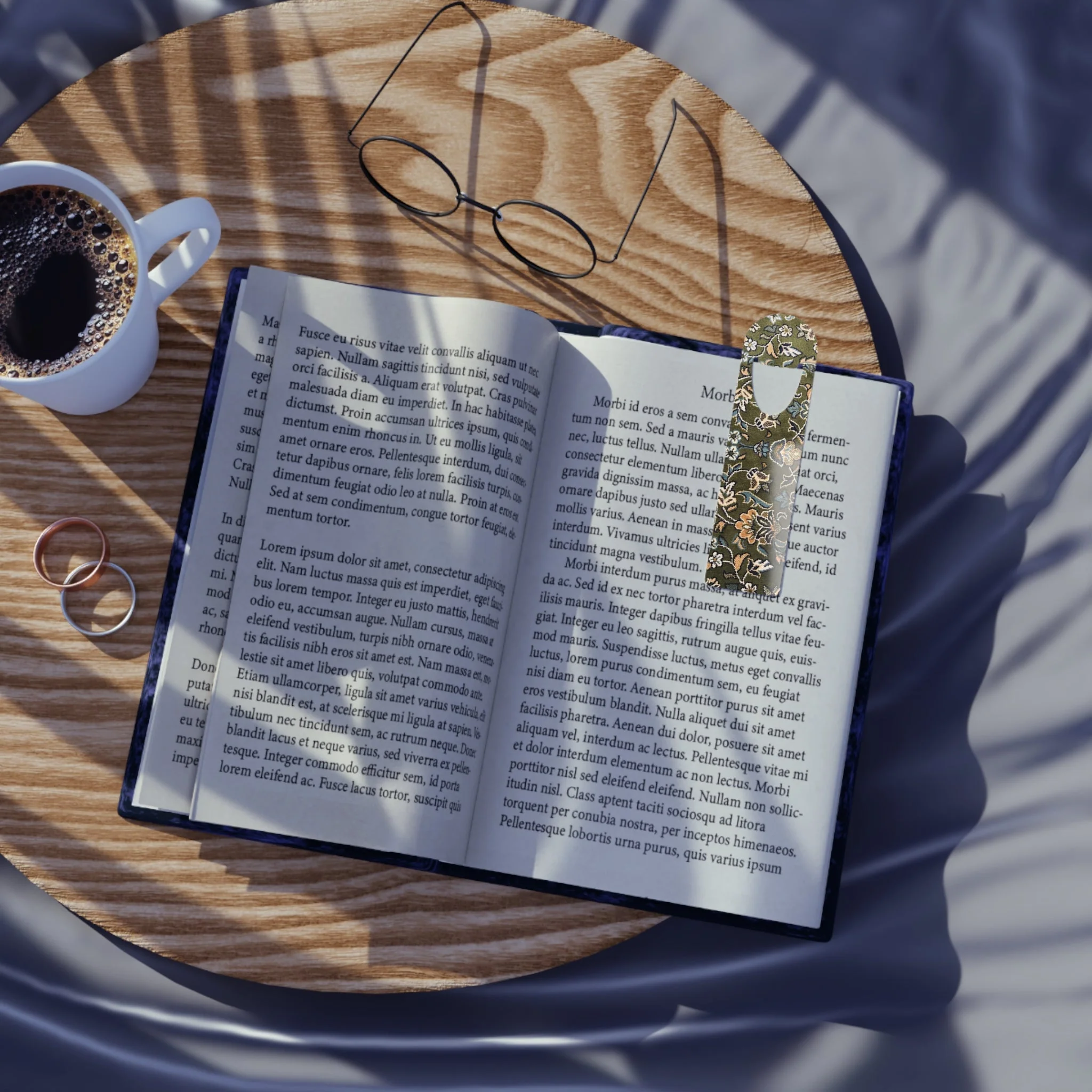 Rawdah Elegant Bookmark - Stylish Metal Page Holder - Image 4