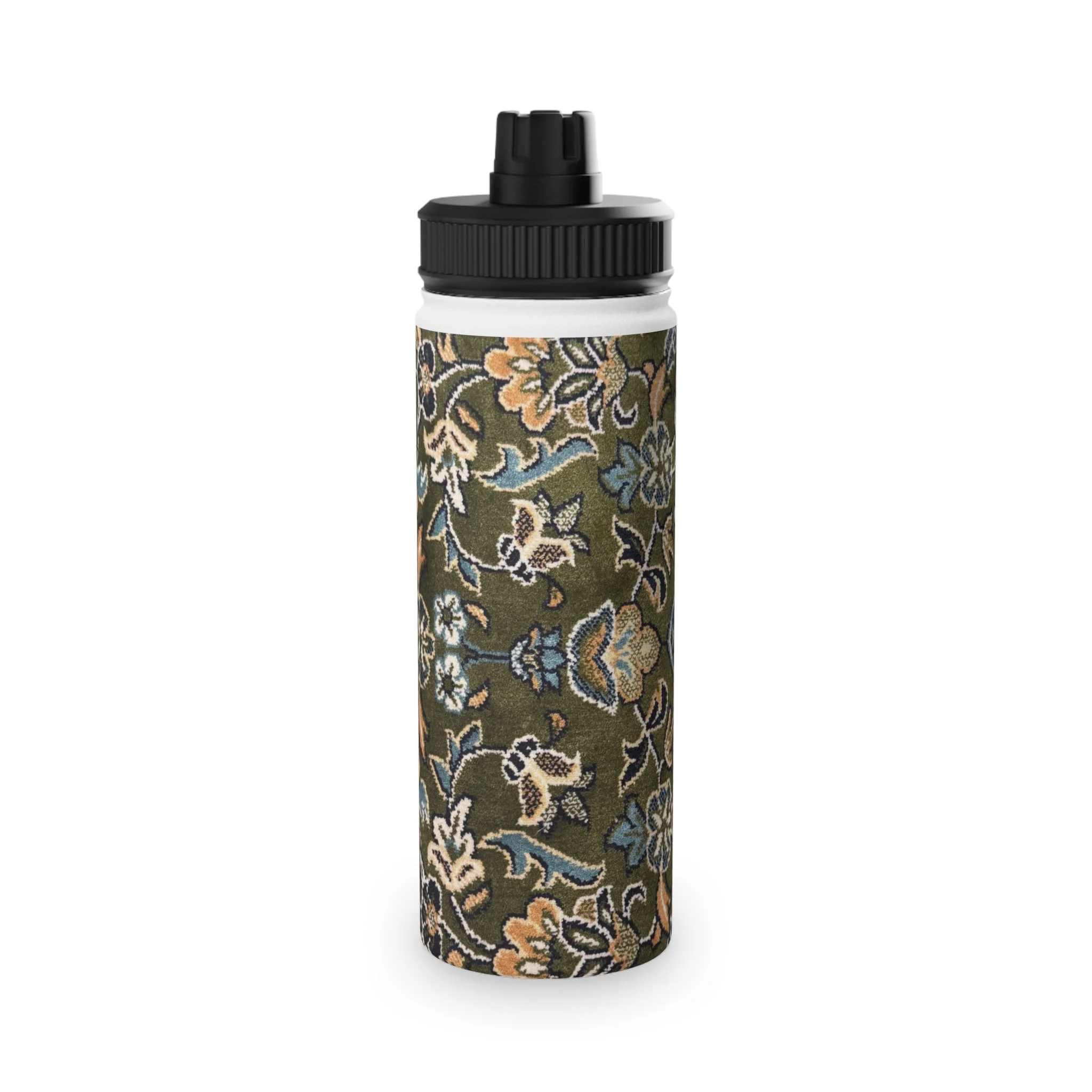 Rawdah Stylish Stainless Steel Water Bottle with Sports Lid