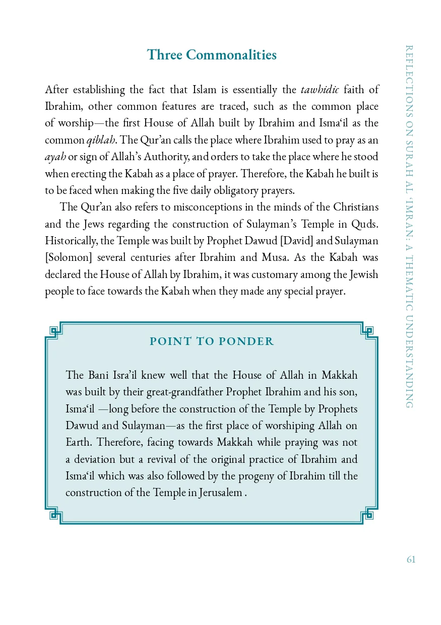 Reflections on Surah Al Imran: A Thematic Understanding - Image 5