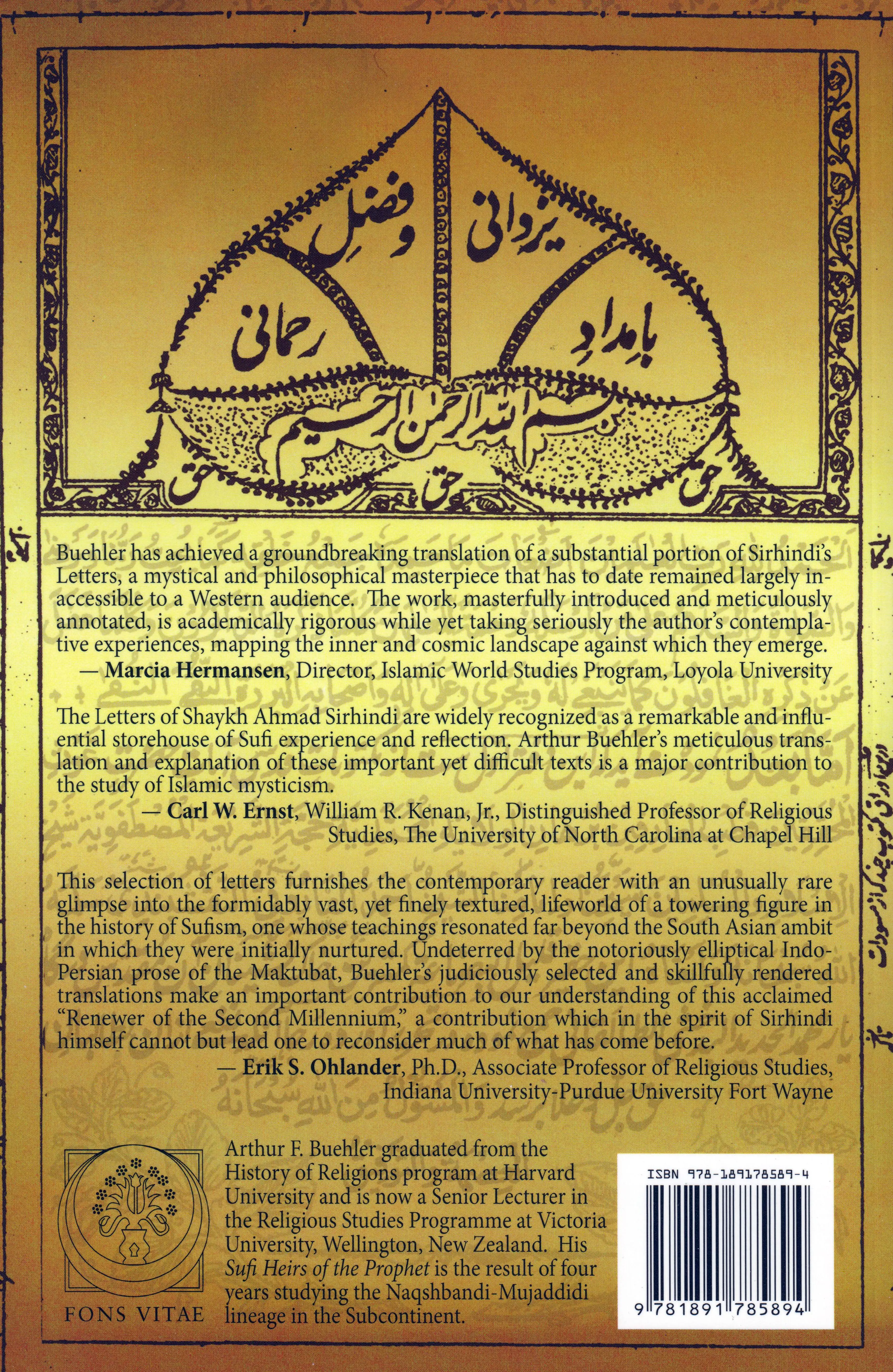 Revealed Grace: The Juristic Sufism of Ahmad Sirhindi (1564-1624) - Image 2