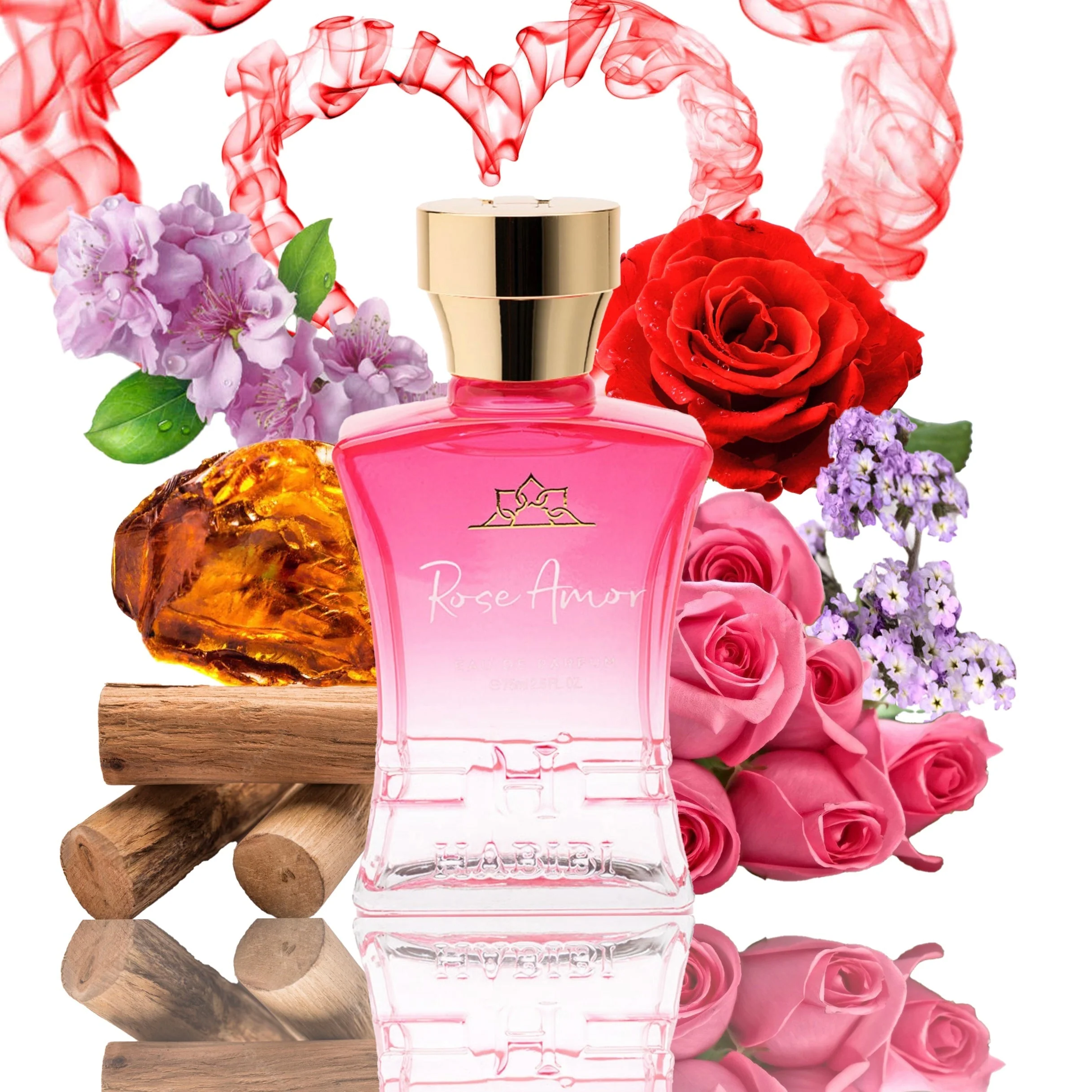 ROSE AMOR | FOR HER EDP 2.5 FL. OZ. & BODY LOTION FL. 4 O.Z - Image 2