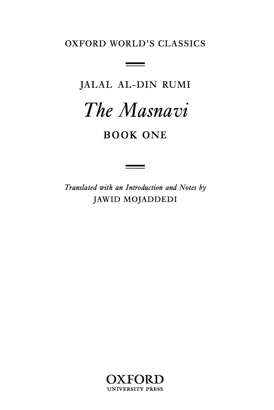 Rumi - The Masnavi - Book One - Image 5