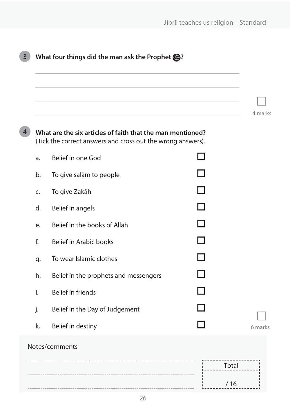Safar Islamic Studies: Workbook 2 - Image 8
