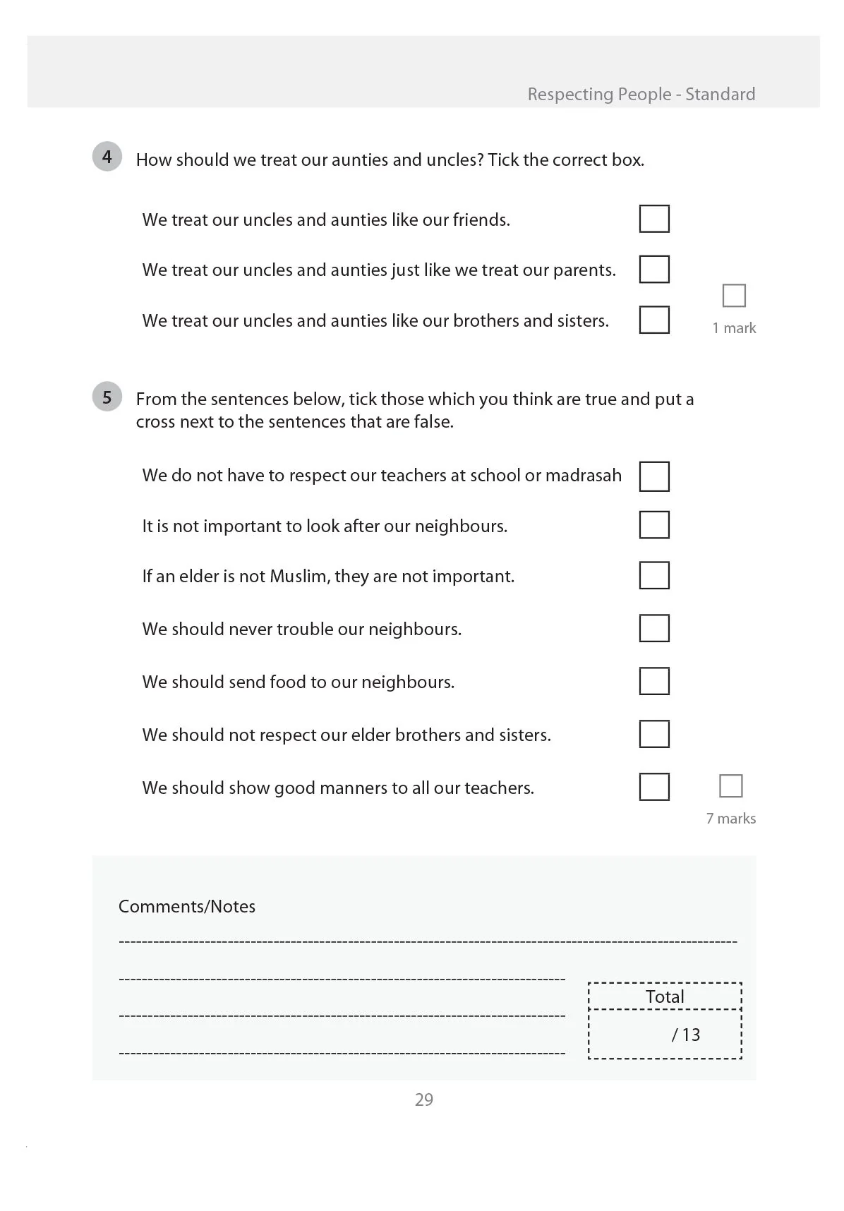 Safar Islamic Studies: Workbook 3 - Image 9