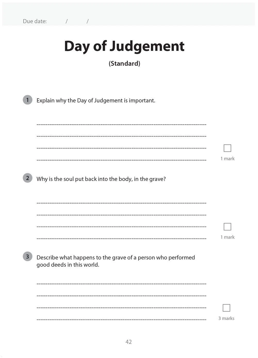 Safar Islamic Studies: Workbook 4 - Image 7