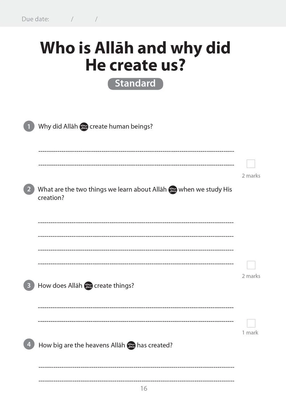 Safar Islamic Studies: Workbook 6 - Image 3